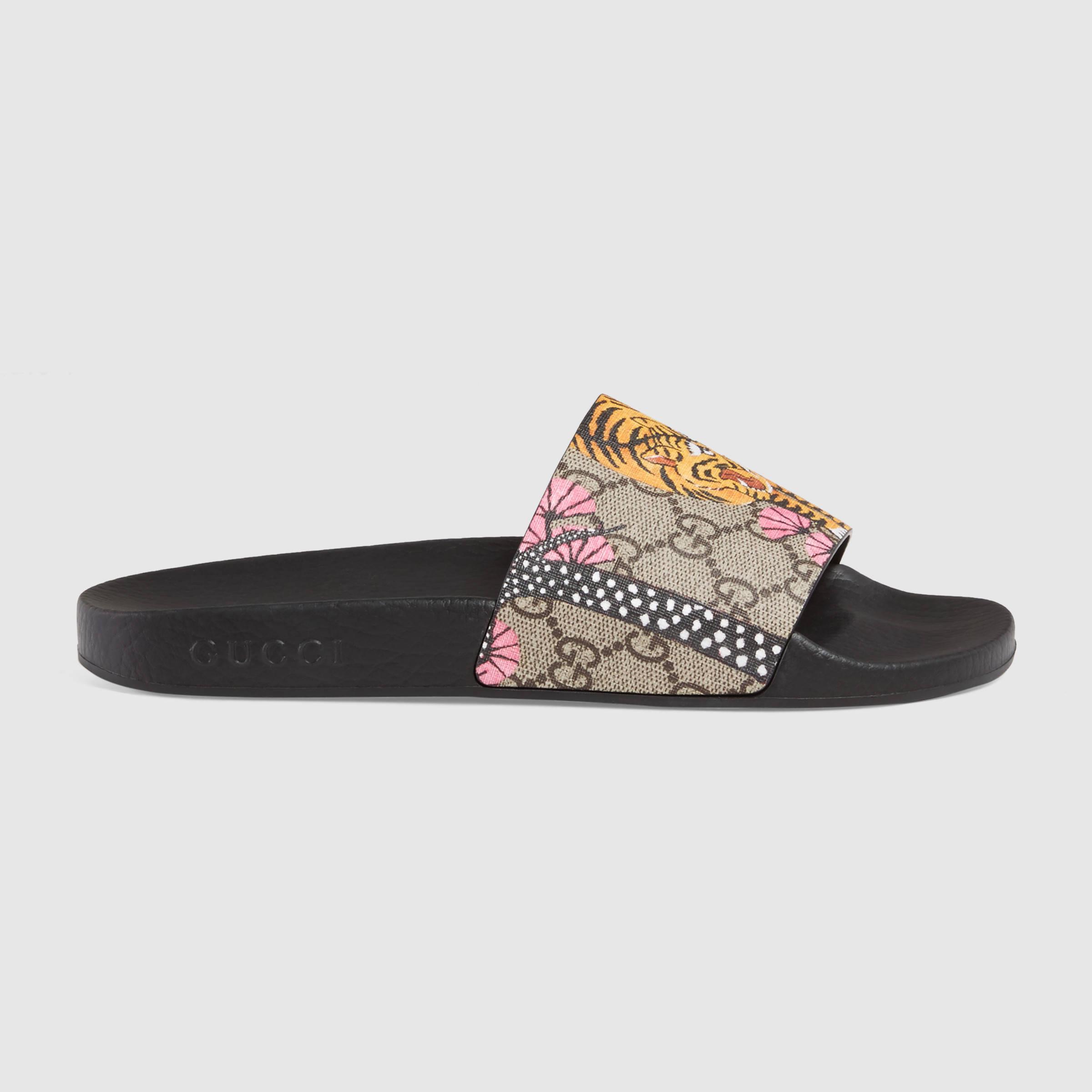 gucci bengal tiger slides
