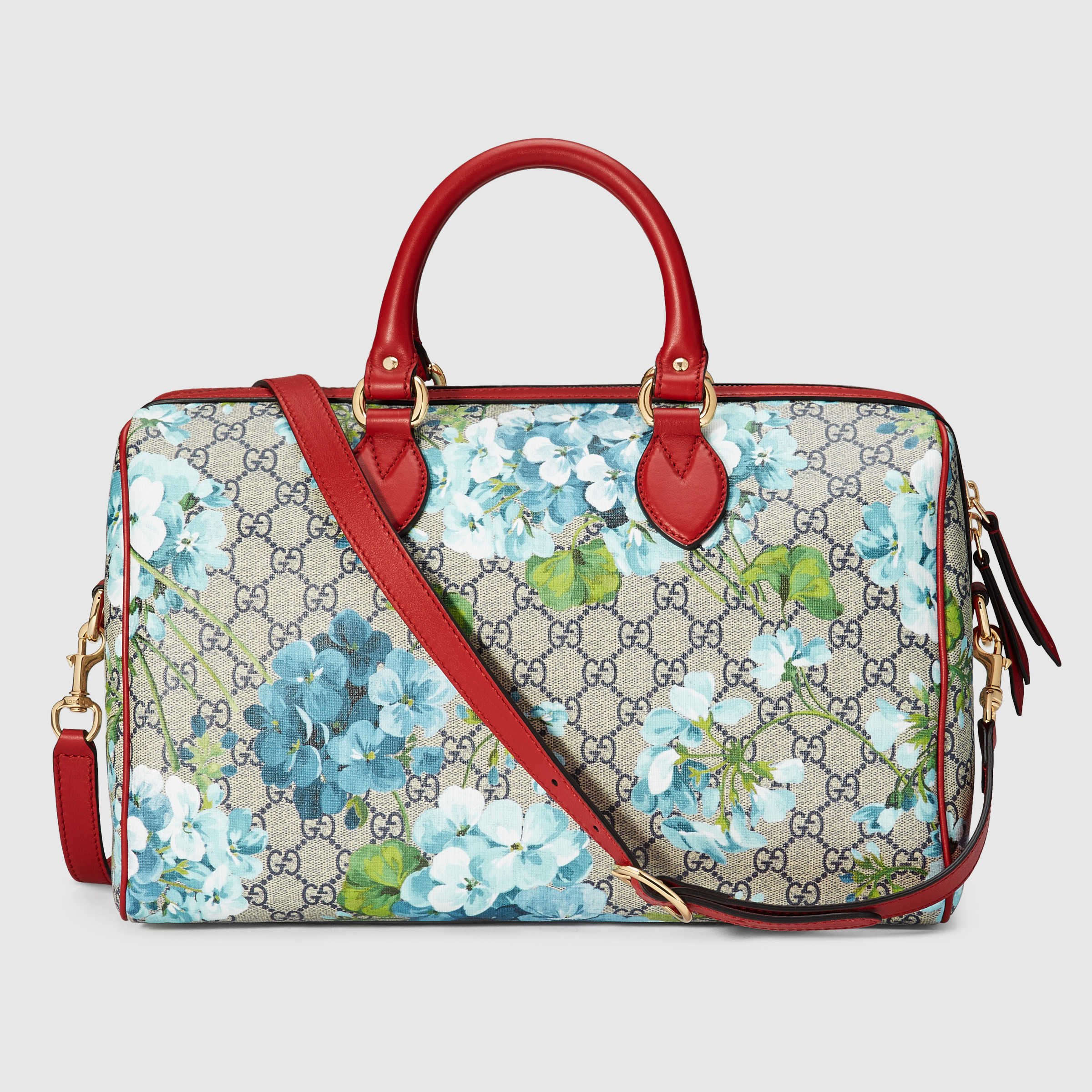 Gucci GG Blooms Supreme Top Handle Bag - Lyst