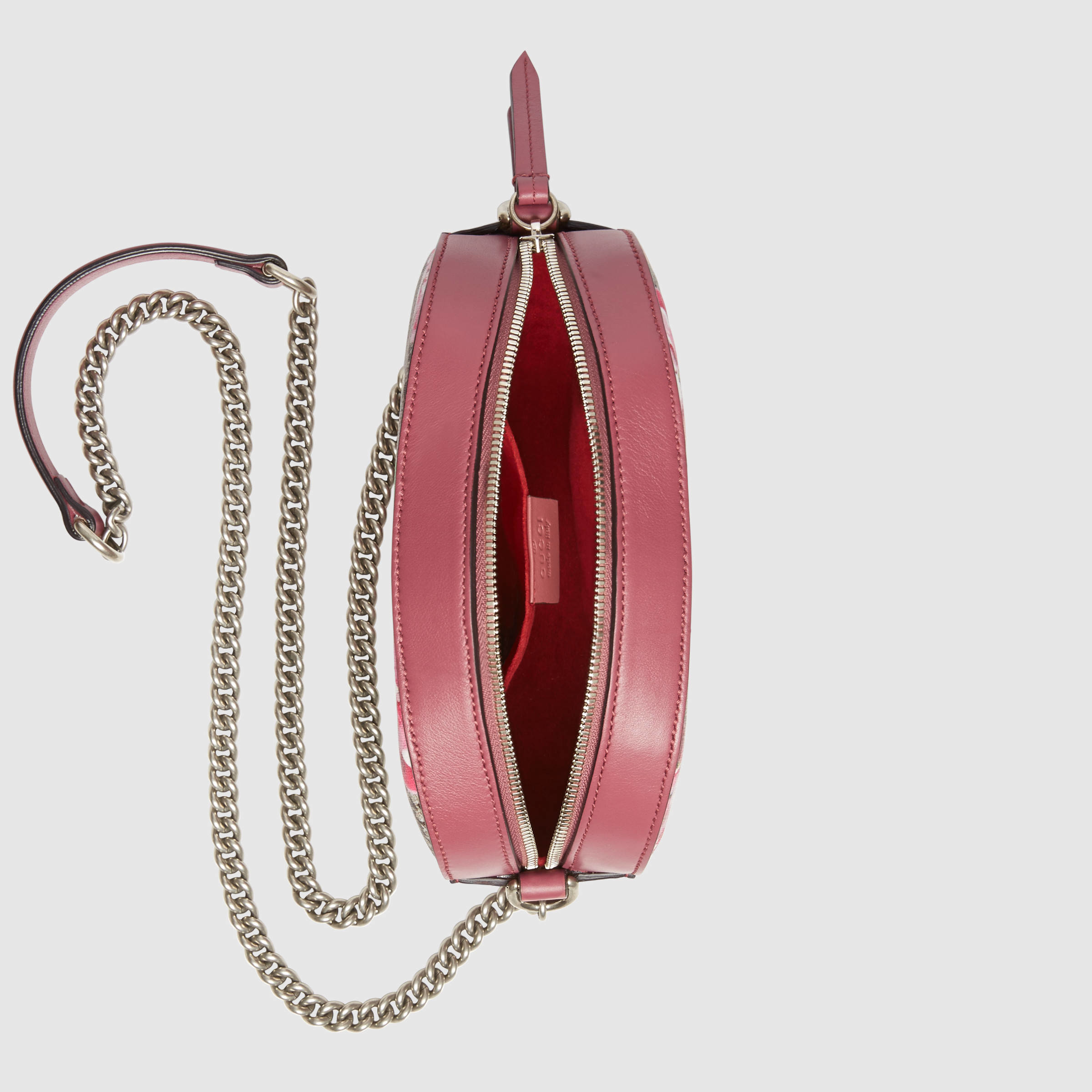 gucci blooms gg supreme mini chain bag