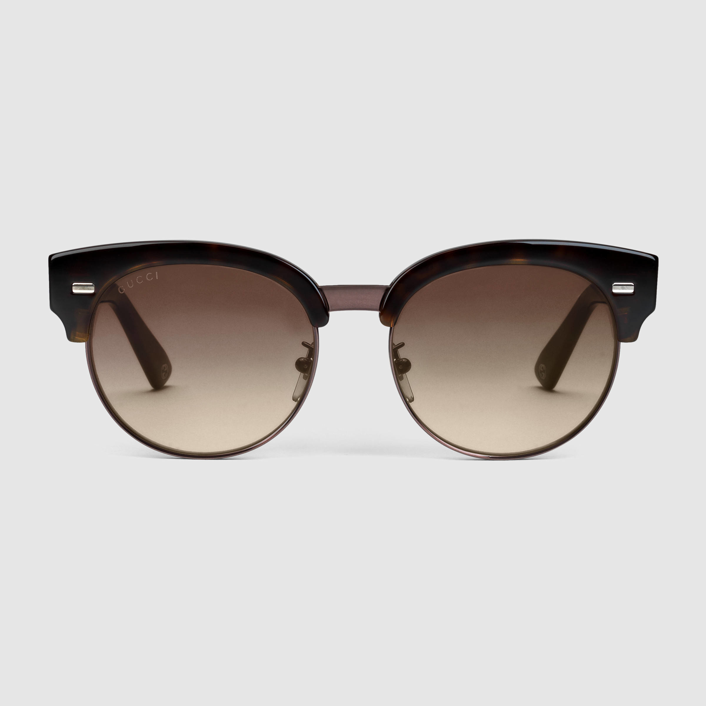 Gucci Round-frame Acetate Sunglasses in Floral Lyst