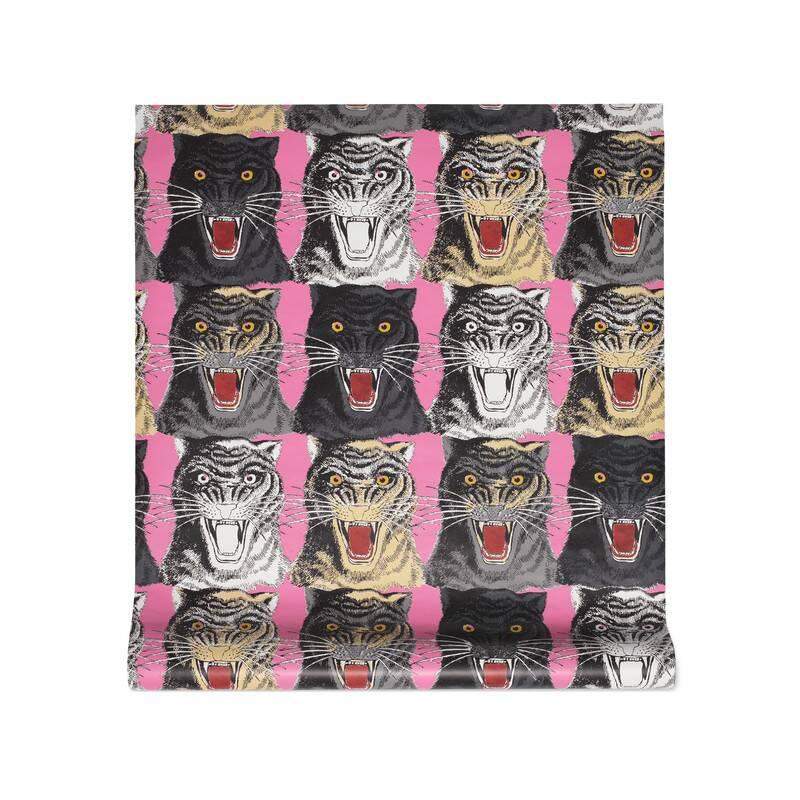 Gucci - Tiger Face Print Wallpaper | Lyst