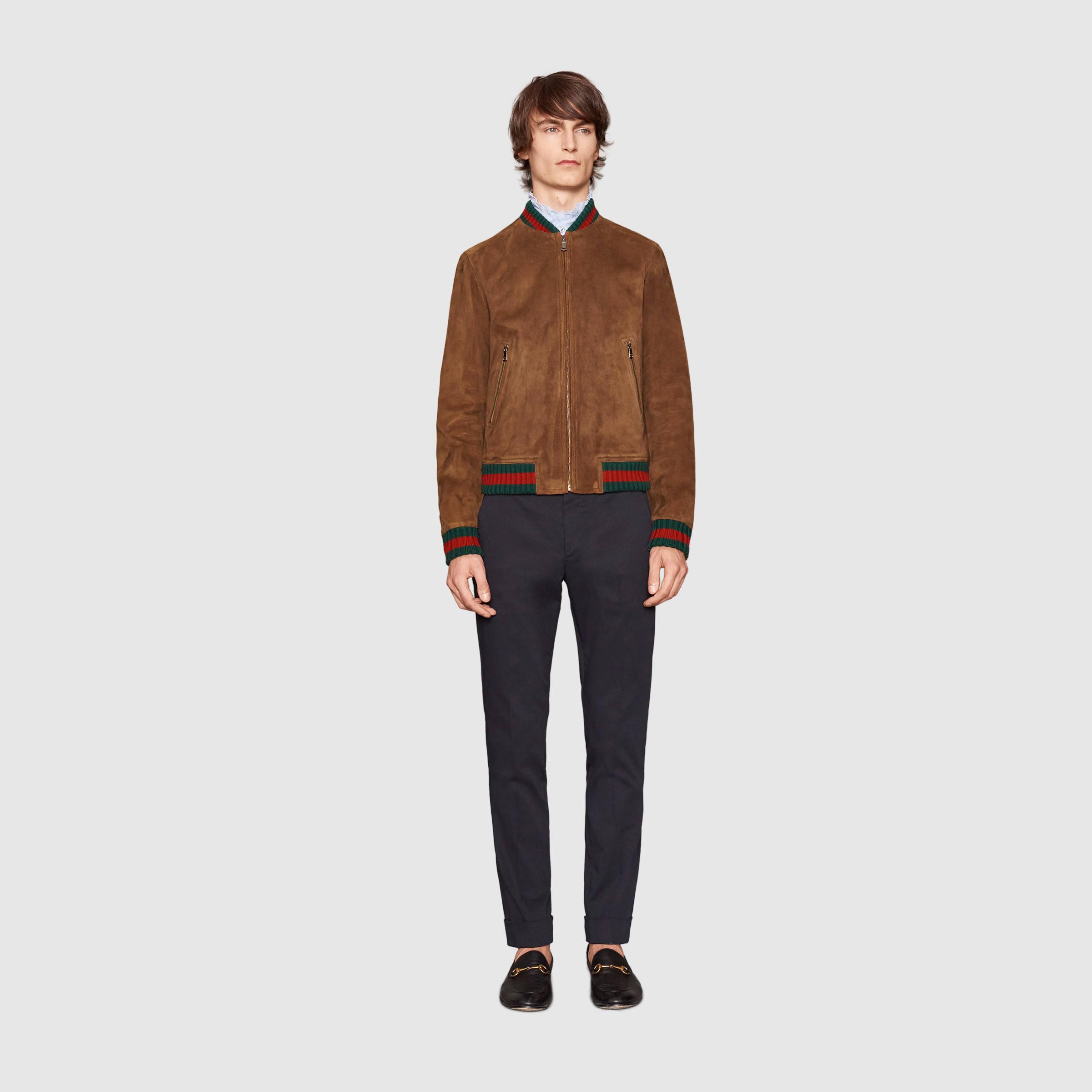 gucci suede jacket