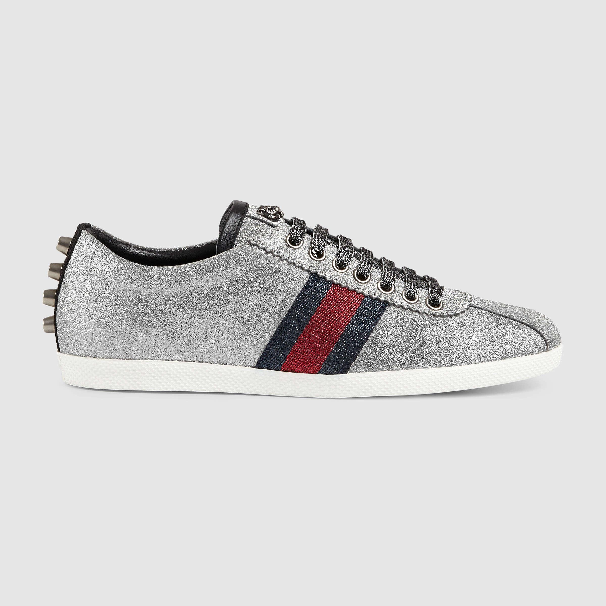 grey gucci trainers