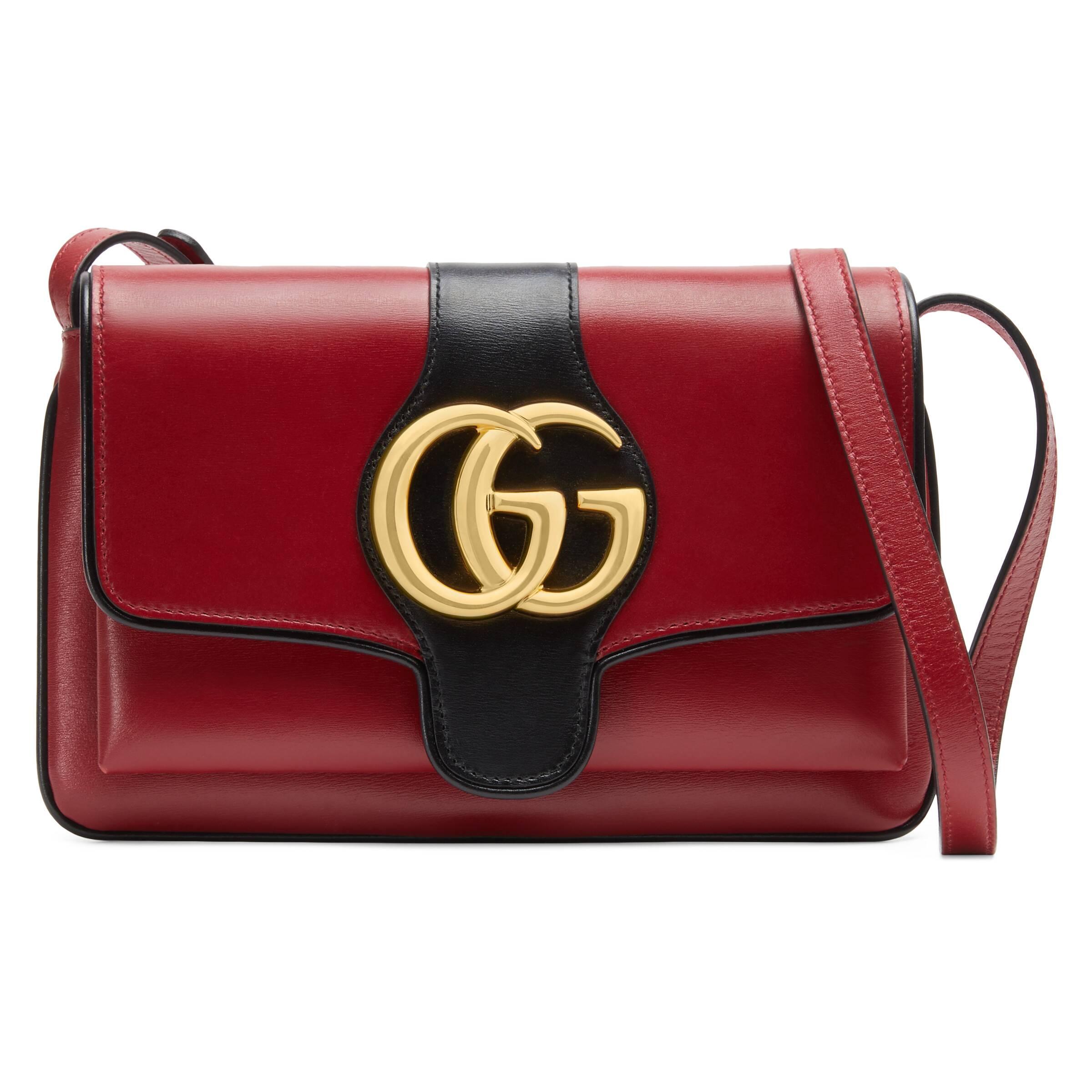 Gucci Arli Small Shoulder Bag in Red | Lyst