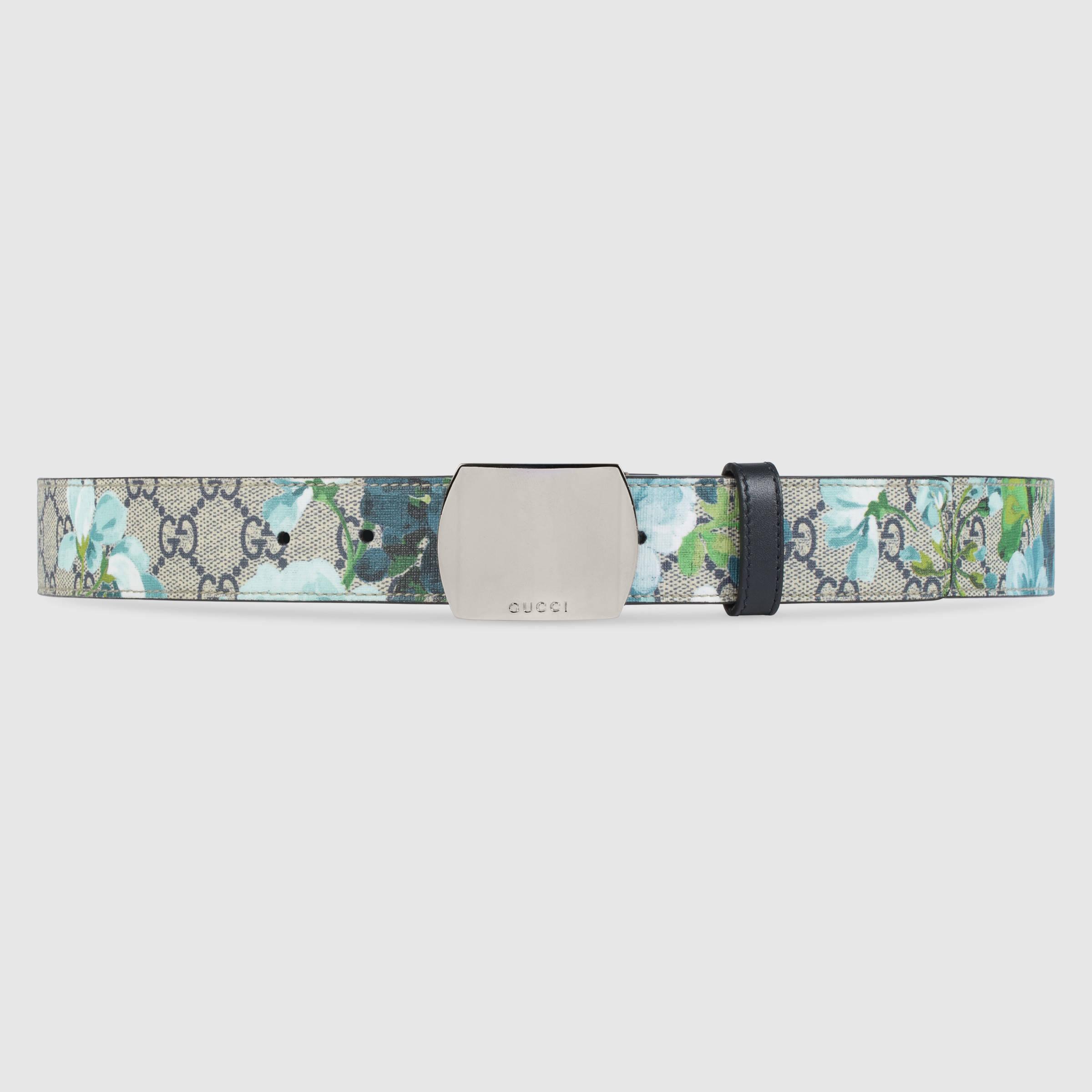 Gucci Canvas Blooms Belt for - Lyst