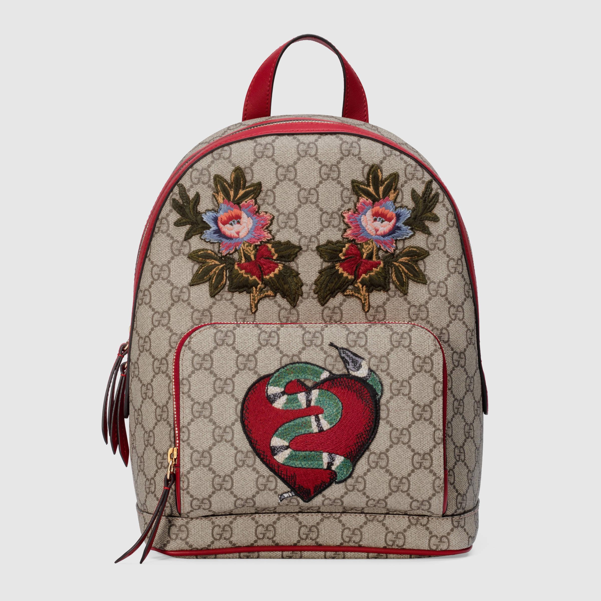 Gucci Canvas Limited Edition Gg Supreme Backpack - Lyst