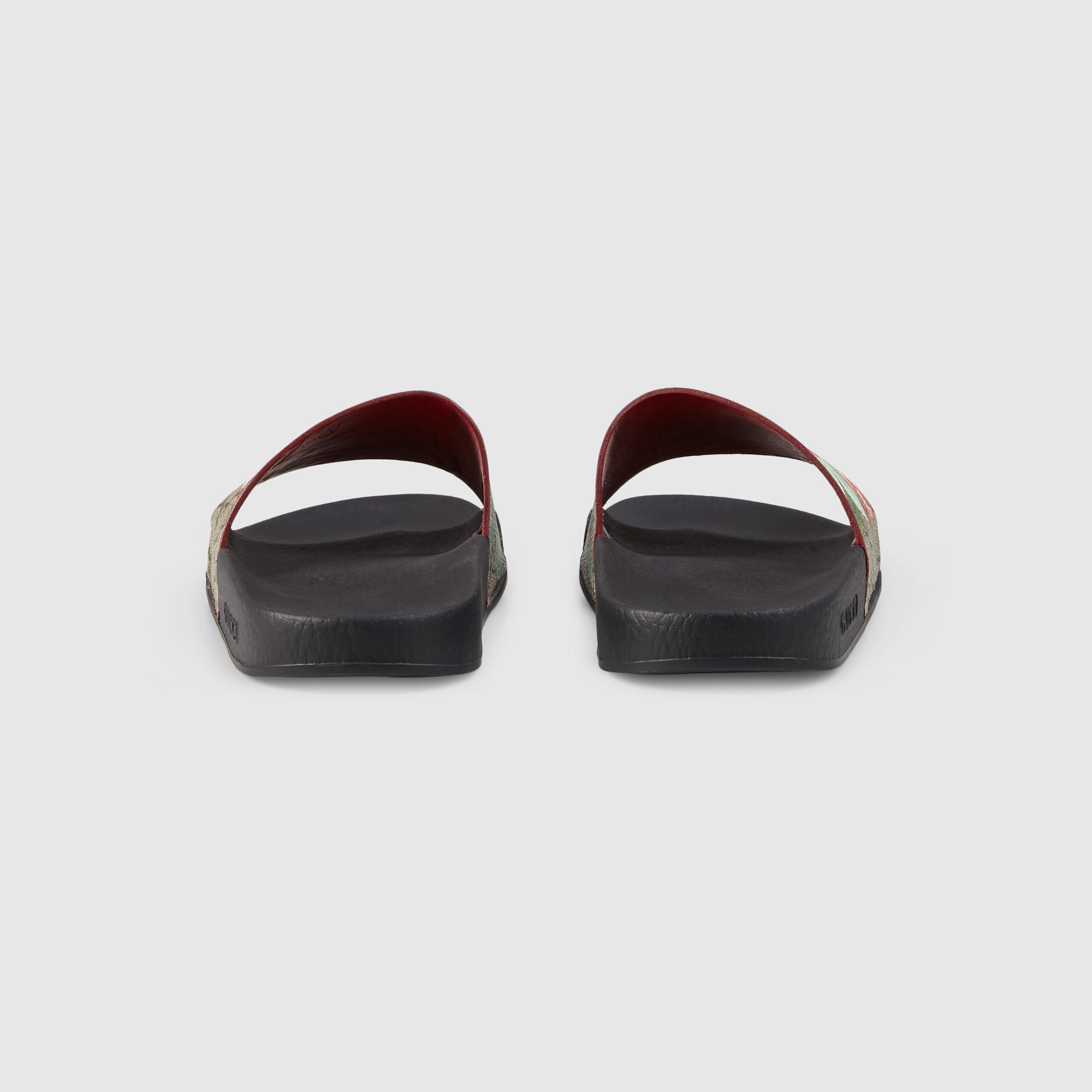 gucci tian slides womens