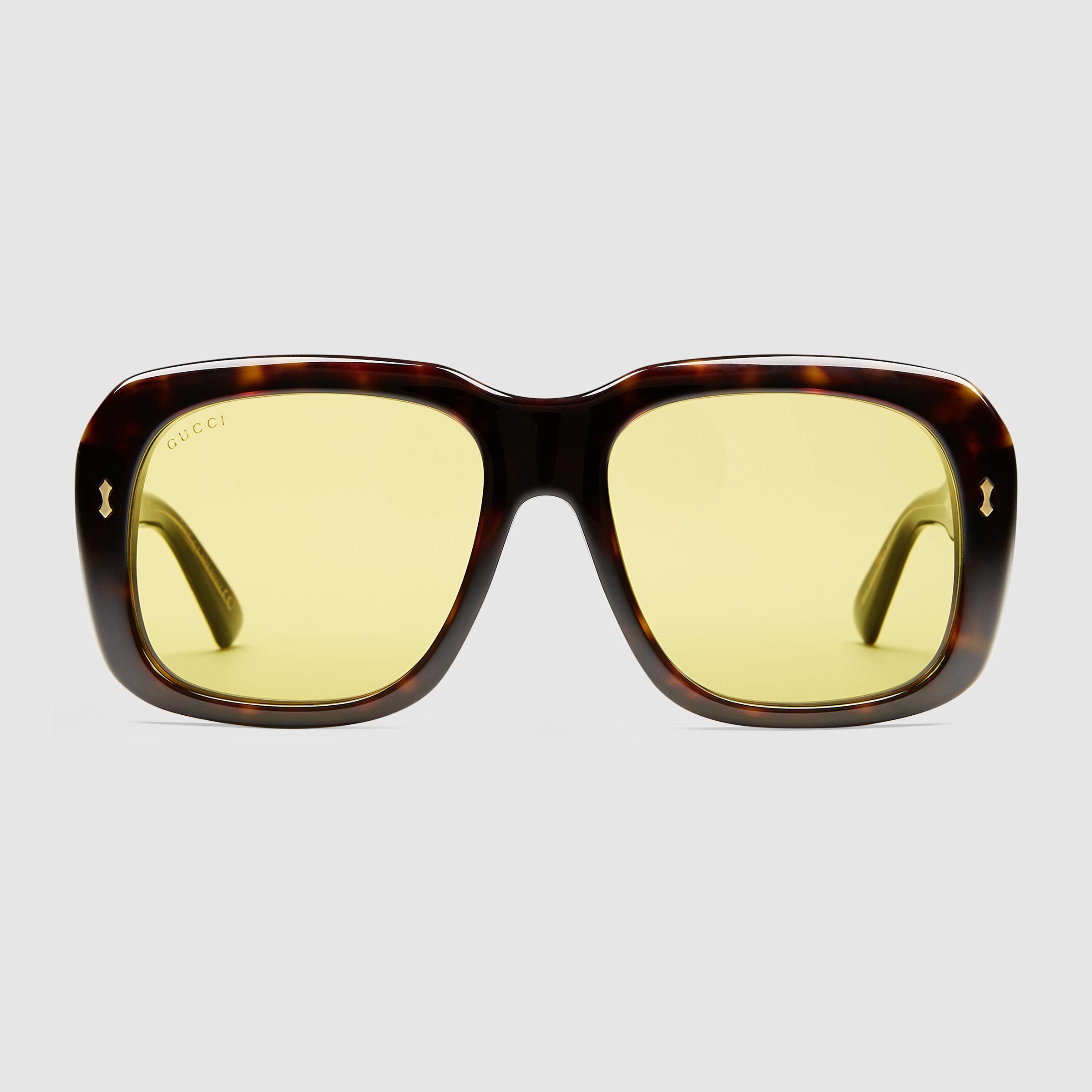 gucci sunglasses on face