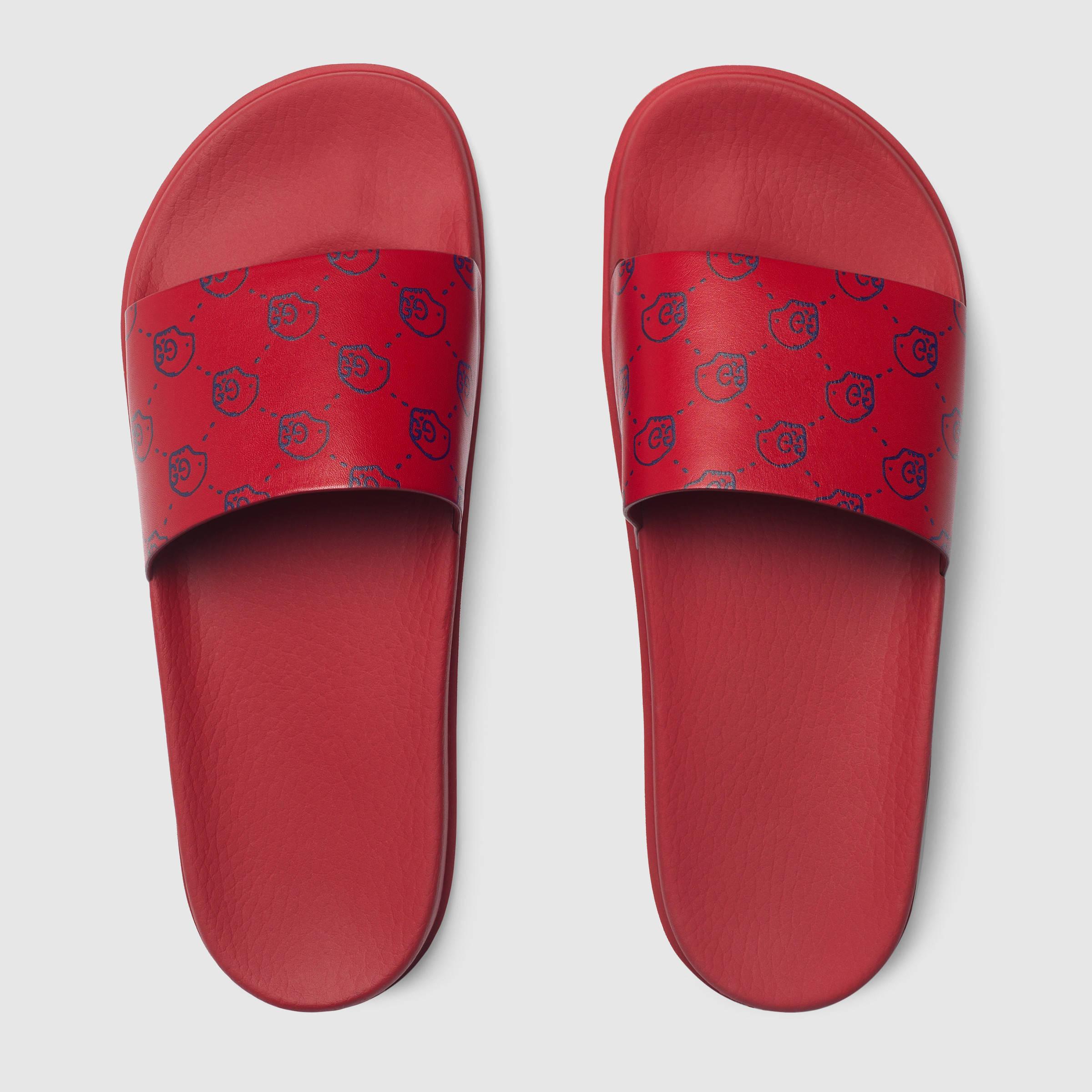 Gucci Leather Ghost Slide Sandal for 