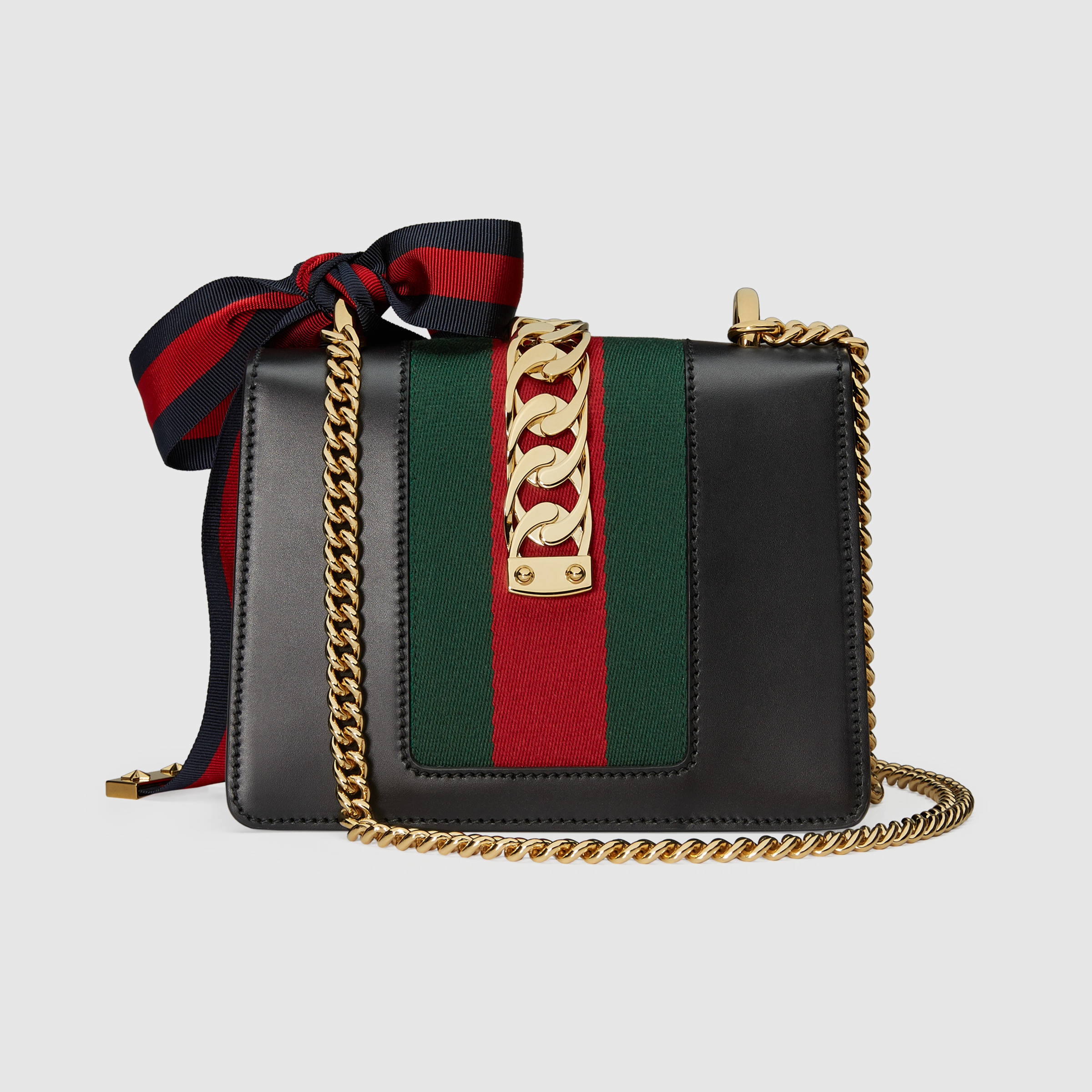 Gucci Sylvie Leather Mini Bag, Kirna Zabête