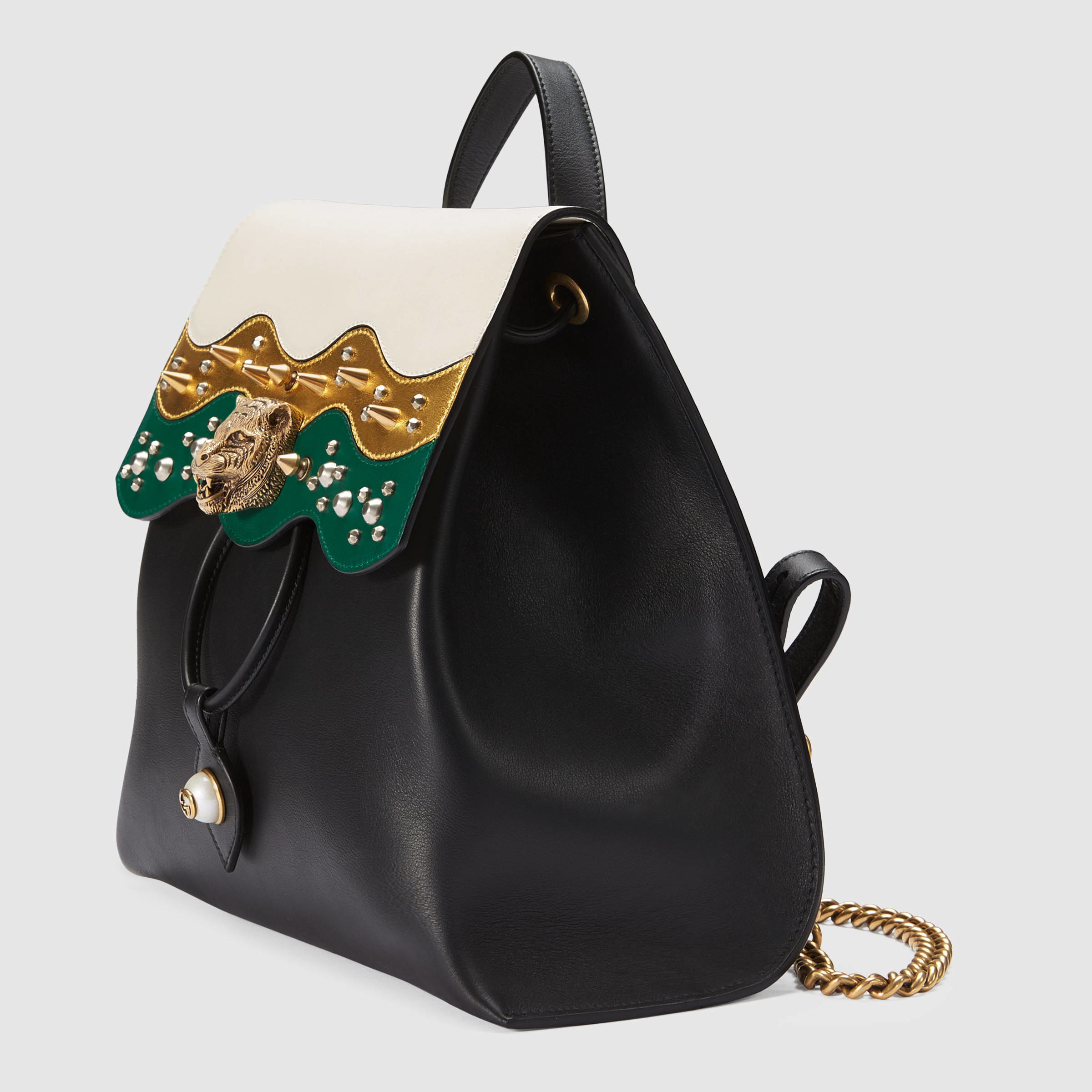 Leather Studded Backpack