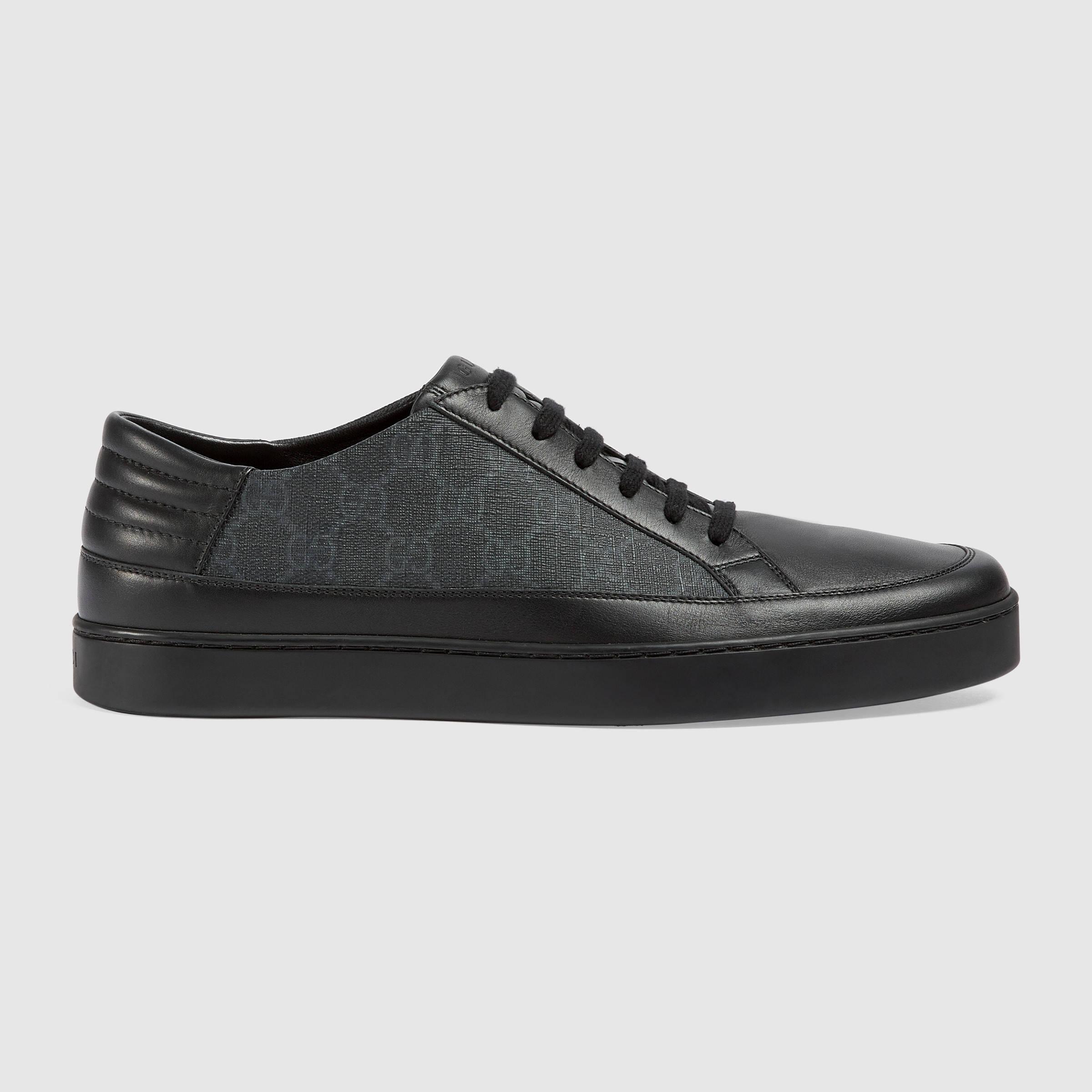 Lyst - Gucci Gg Supreme Low-top Trainer in Black for Men - Save 16%