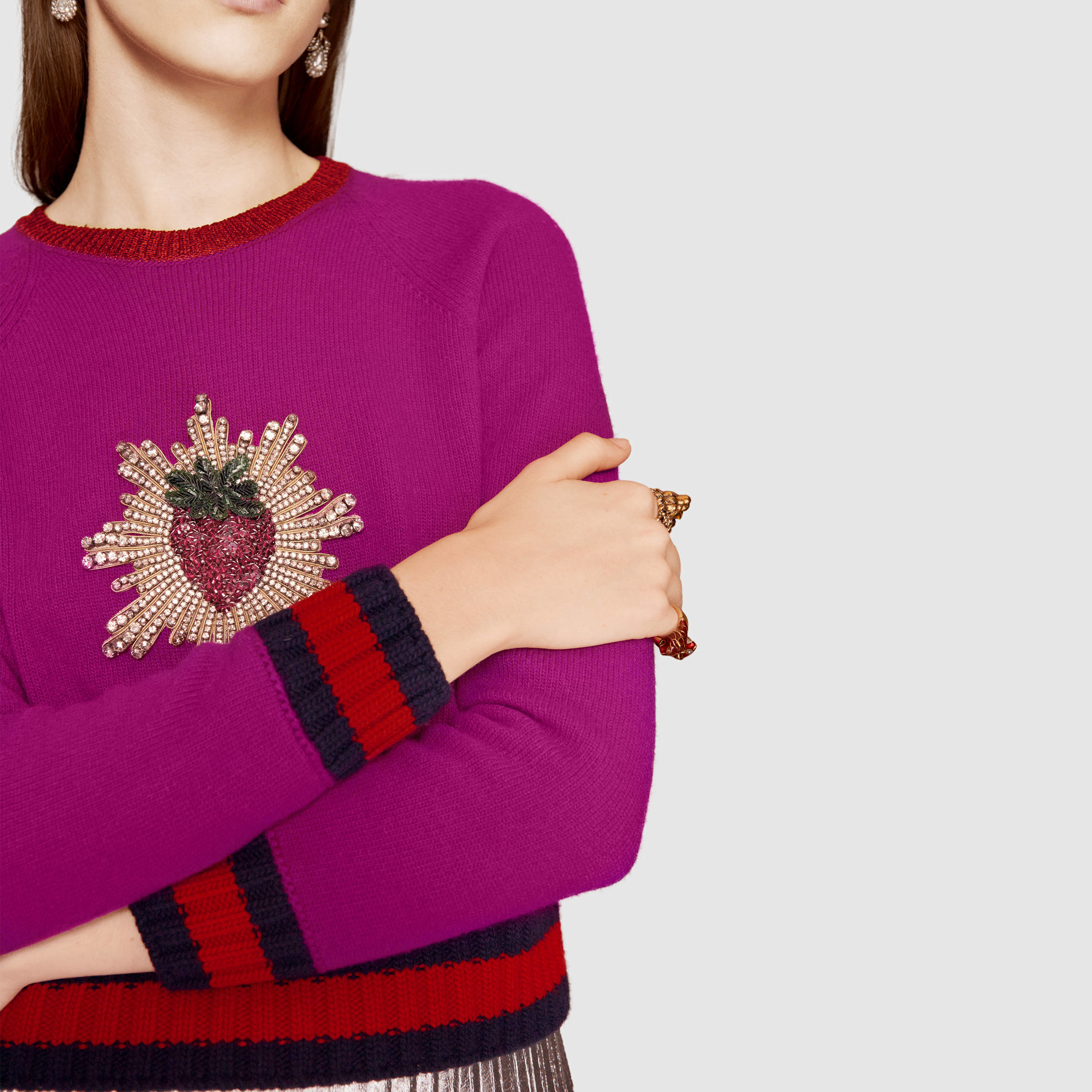 gucci strawberry sweater