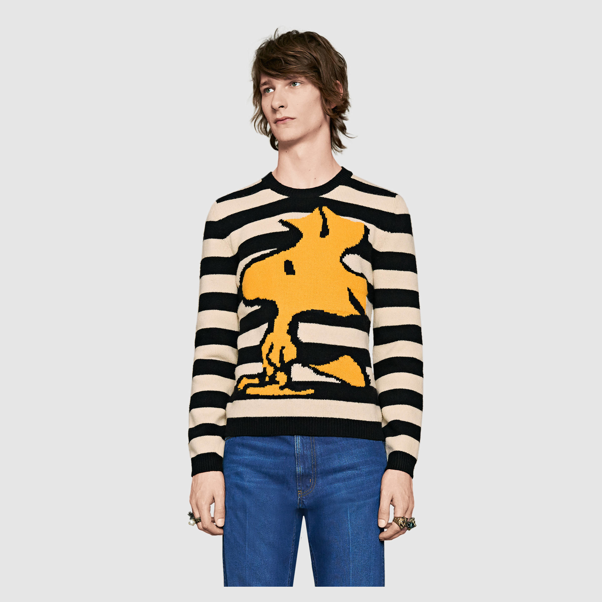 Gucci Striped Wool Woodstock Sweater in 