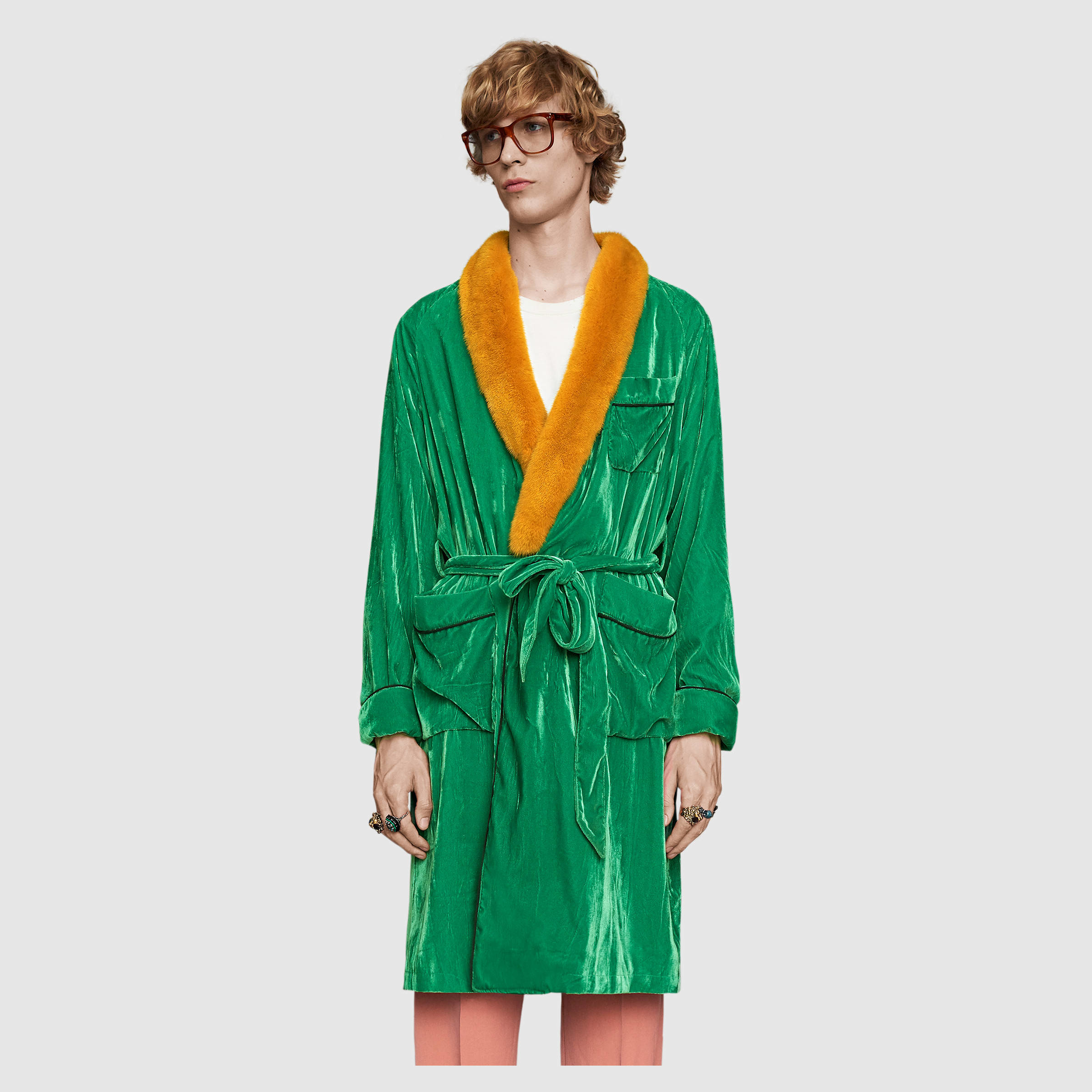 mens gucci dressing gown