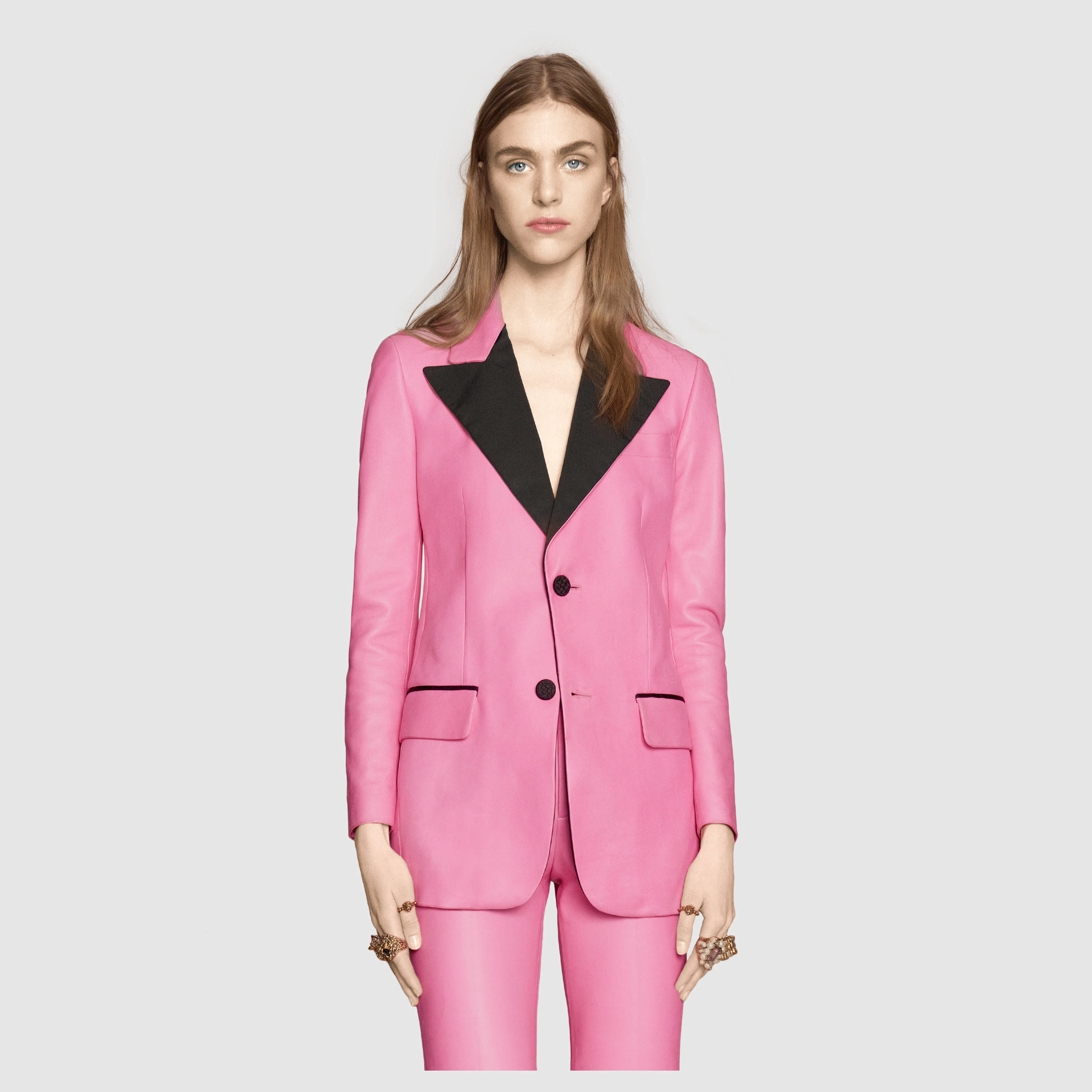 pink gucci blazer