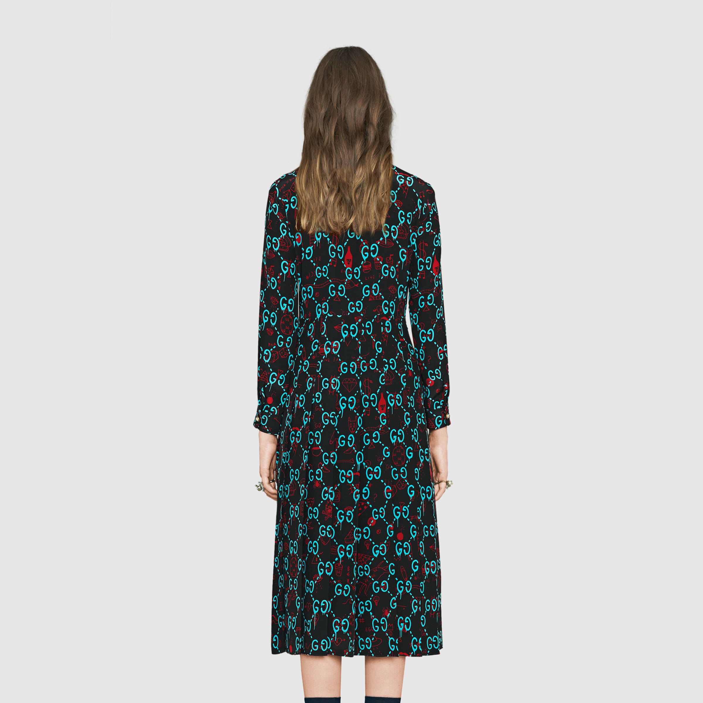 ghost silk dress