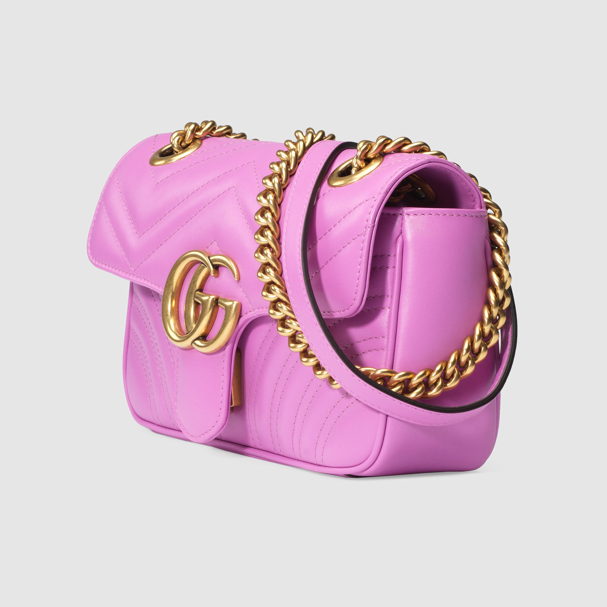 Lyst - Gucci GG Marmont Matelassé Leather Mini Shoulder Bag