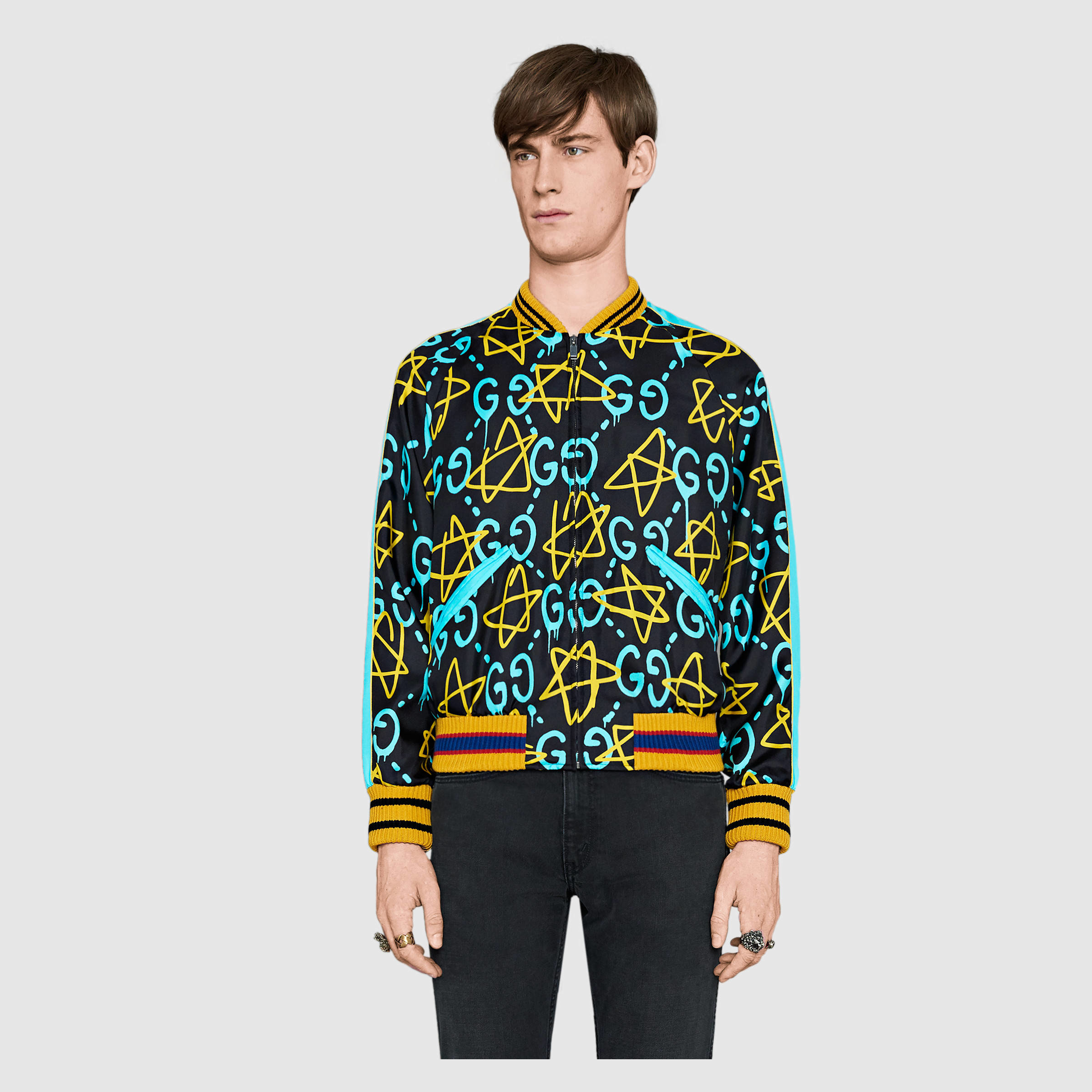 gucci ghost bomber