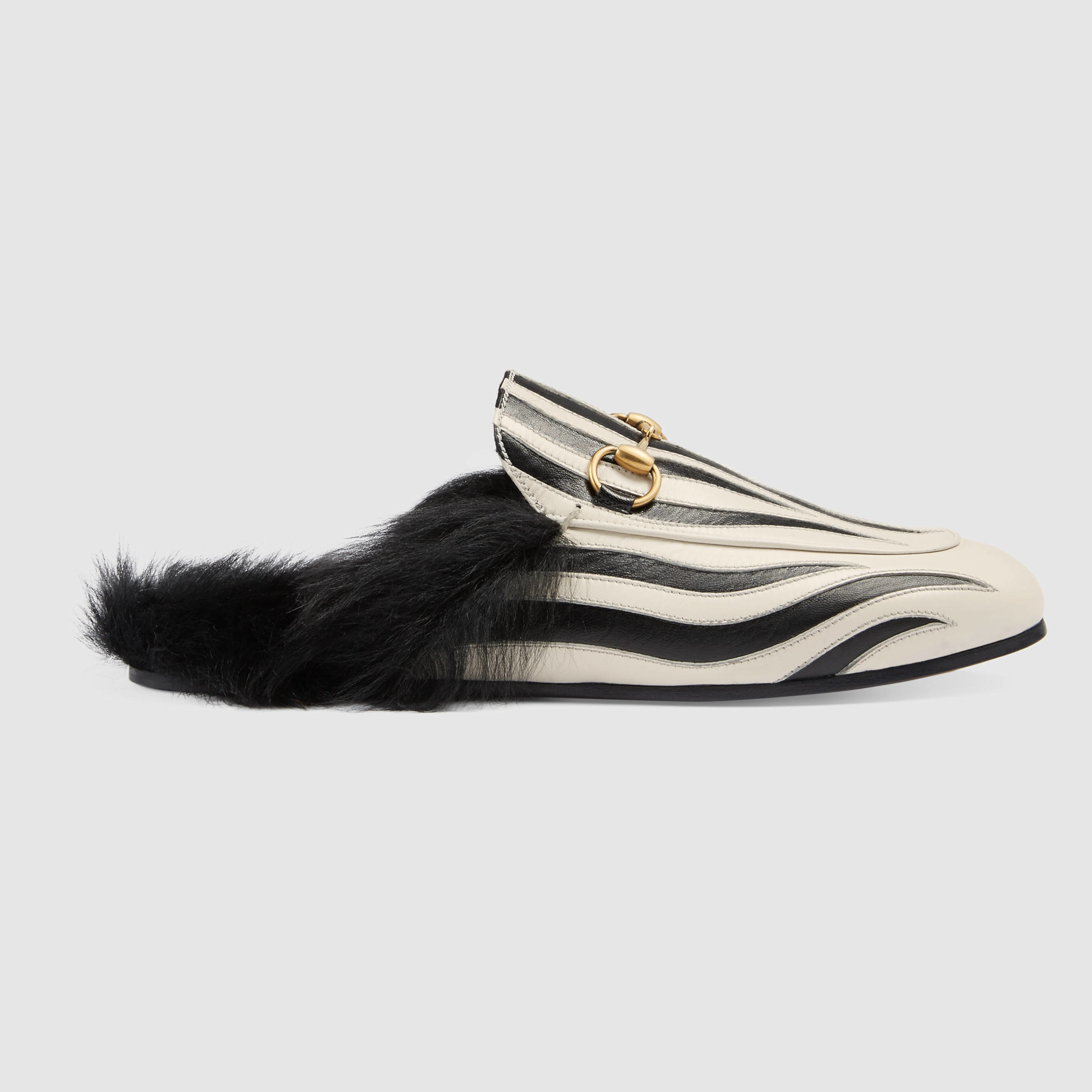 gucci zebra loafers