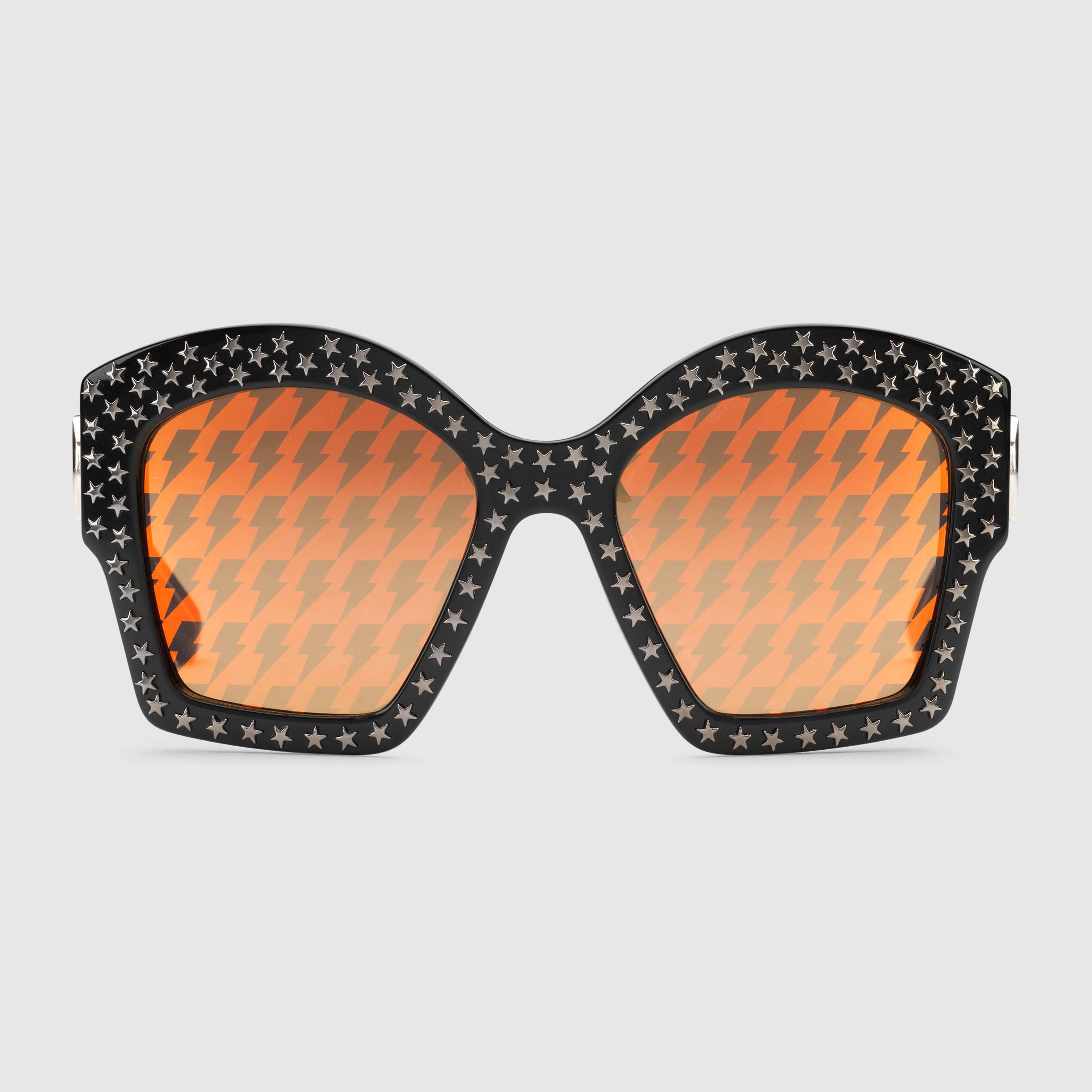 gucci star studded sunglasses