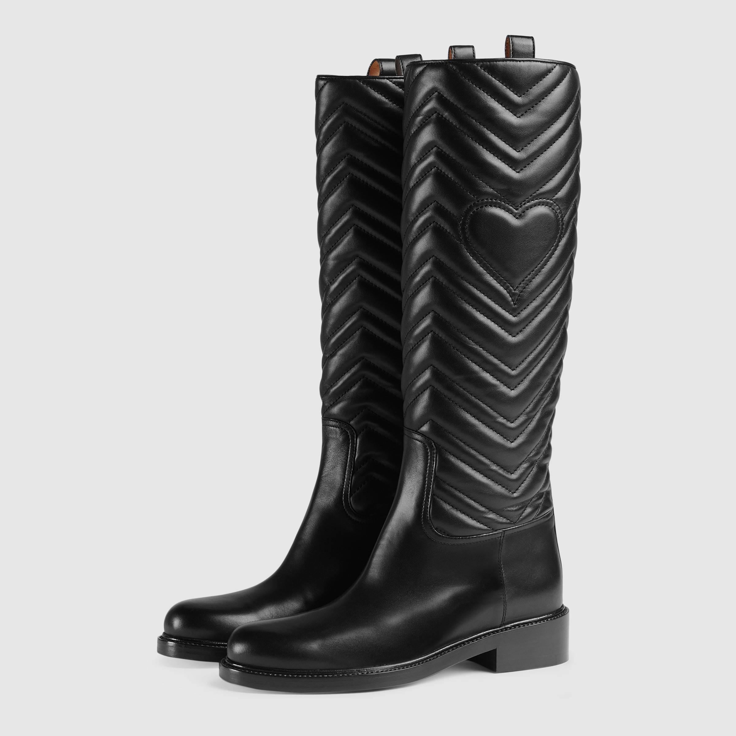 gucci matelasse boots