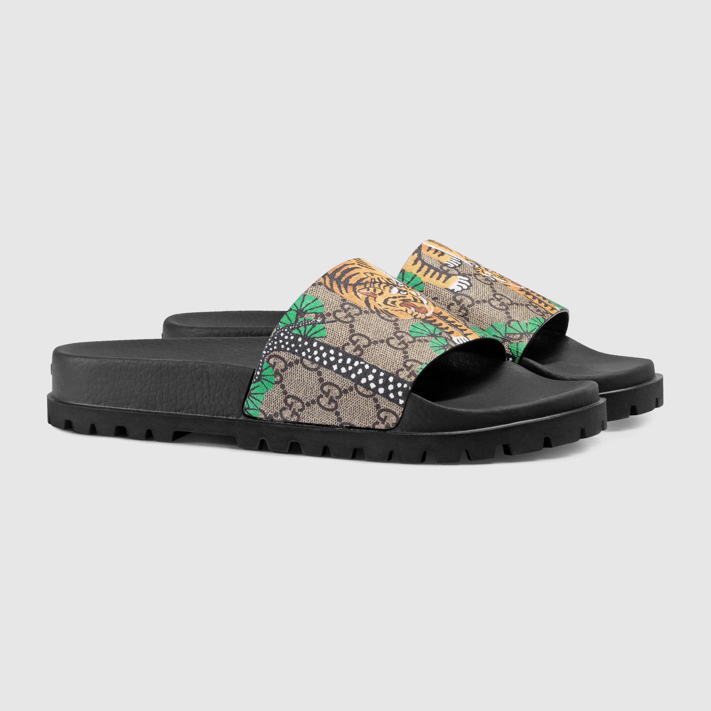 gucci bengal slides