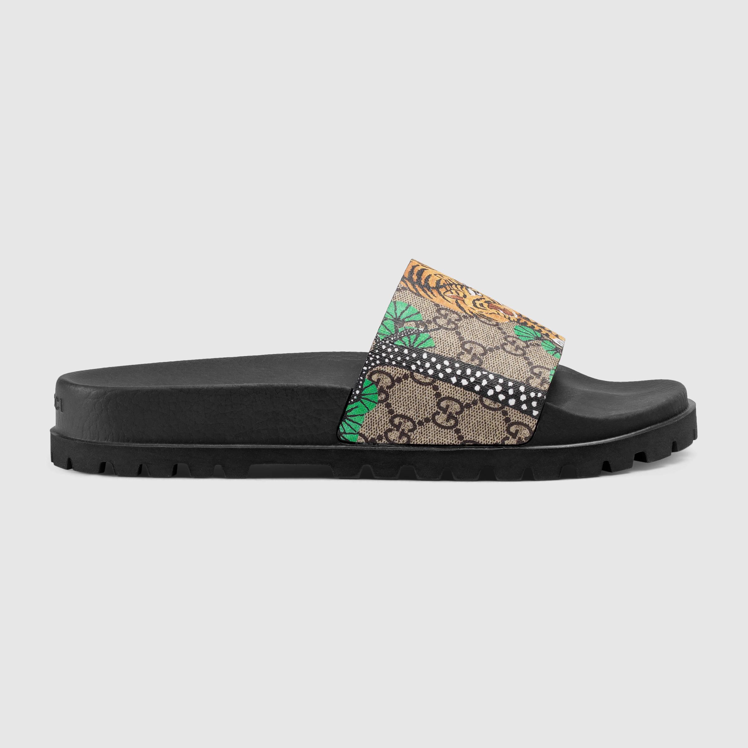 Lyst Gucci  Bengal Slide Sandal 