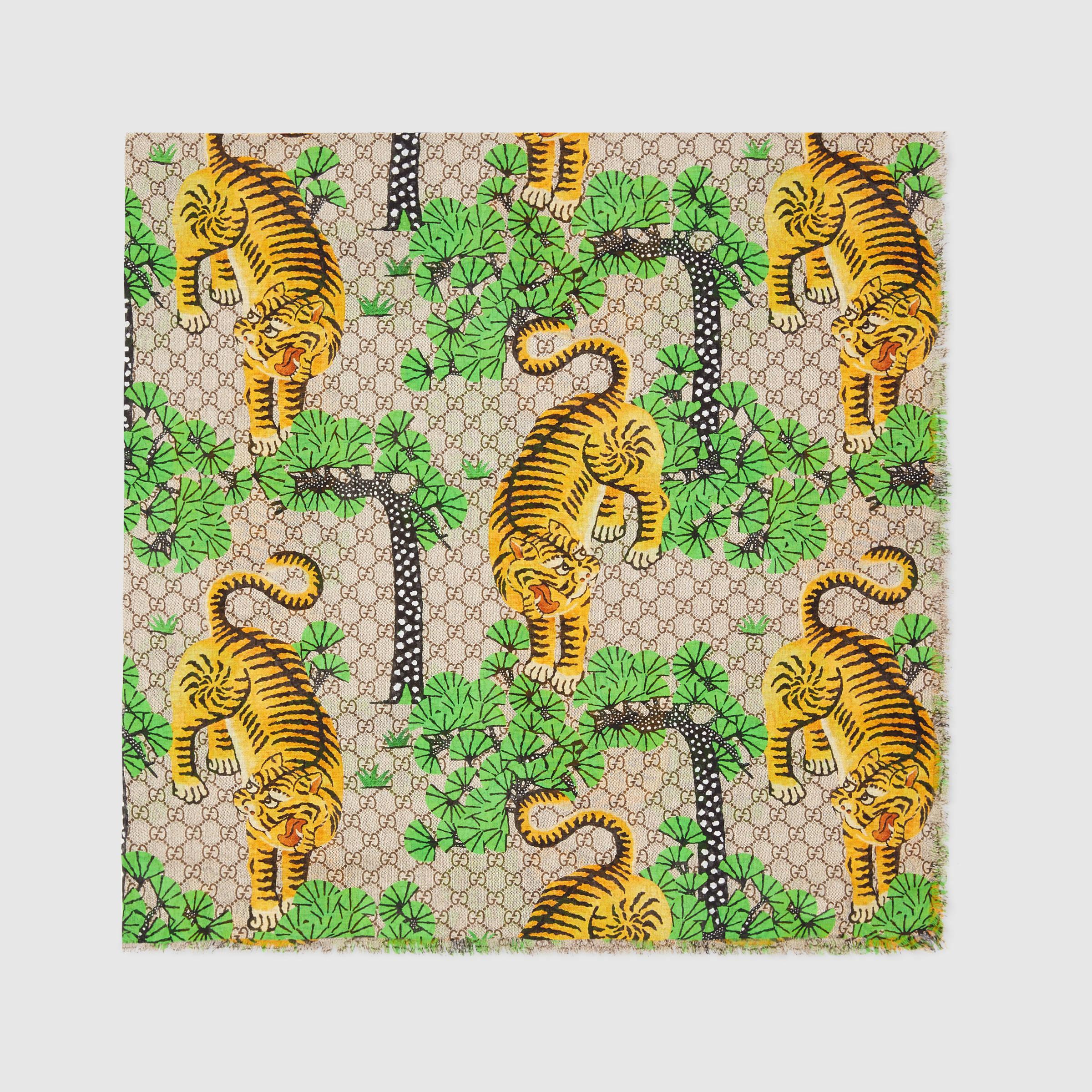 gucci bengal print