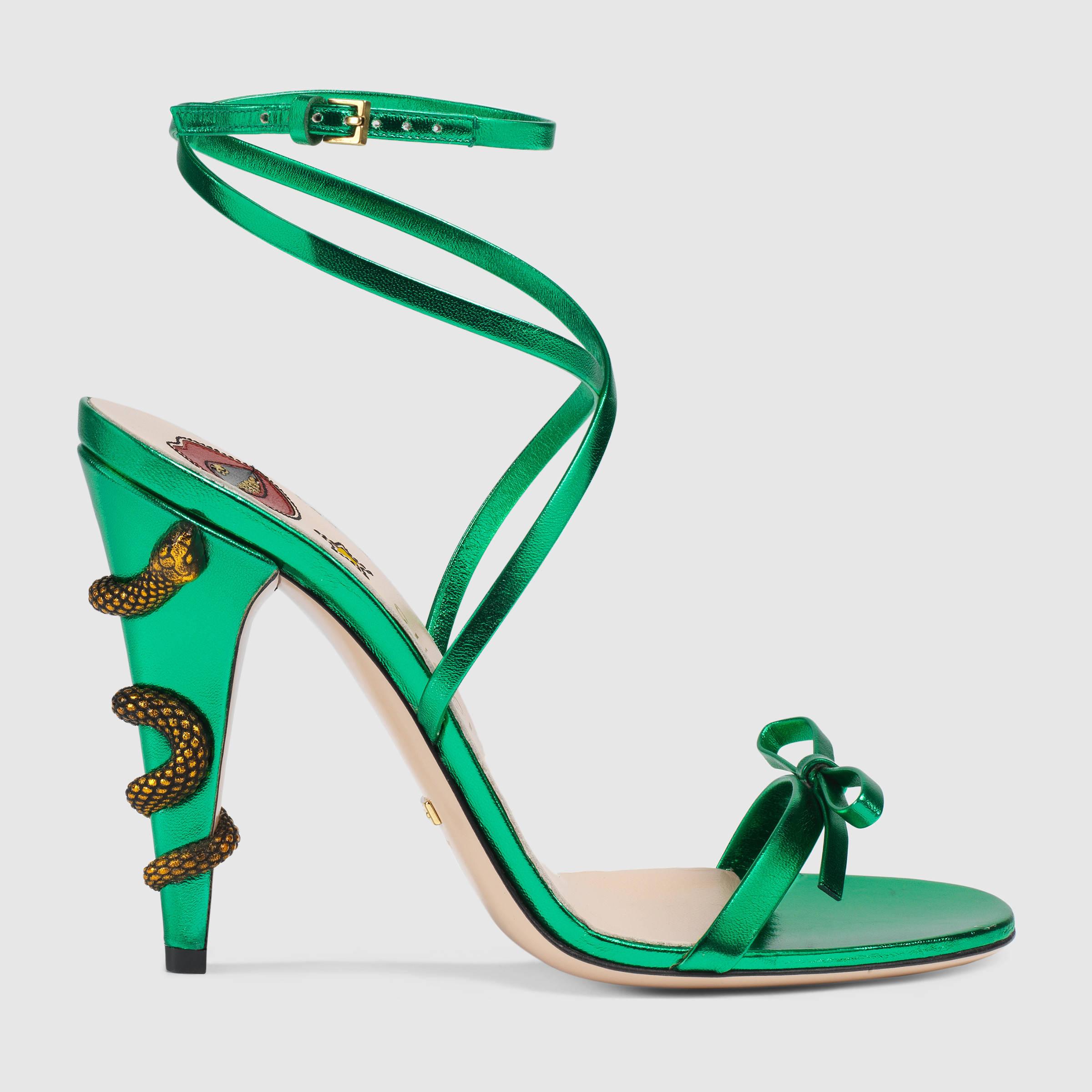 Gucci snake heel sandals Clearance