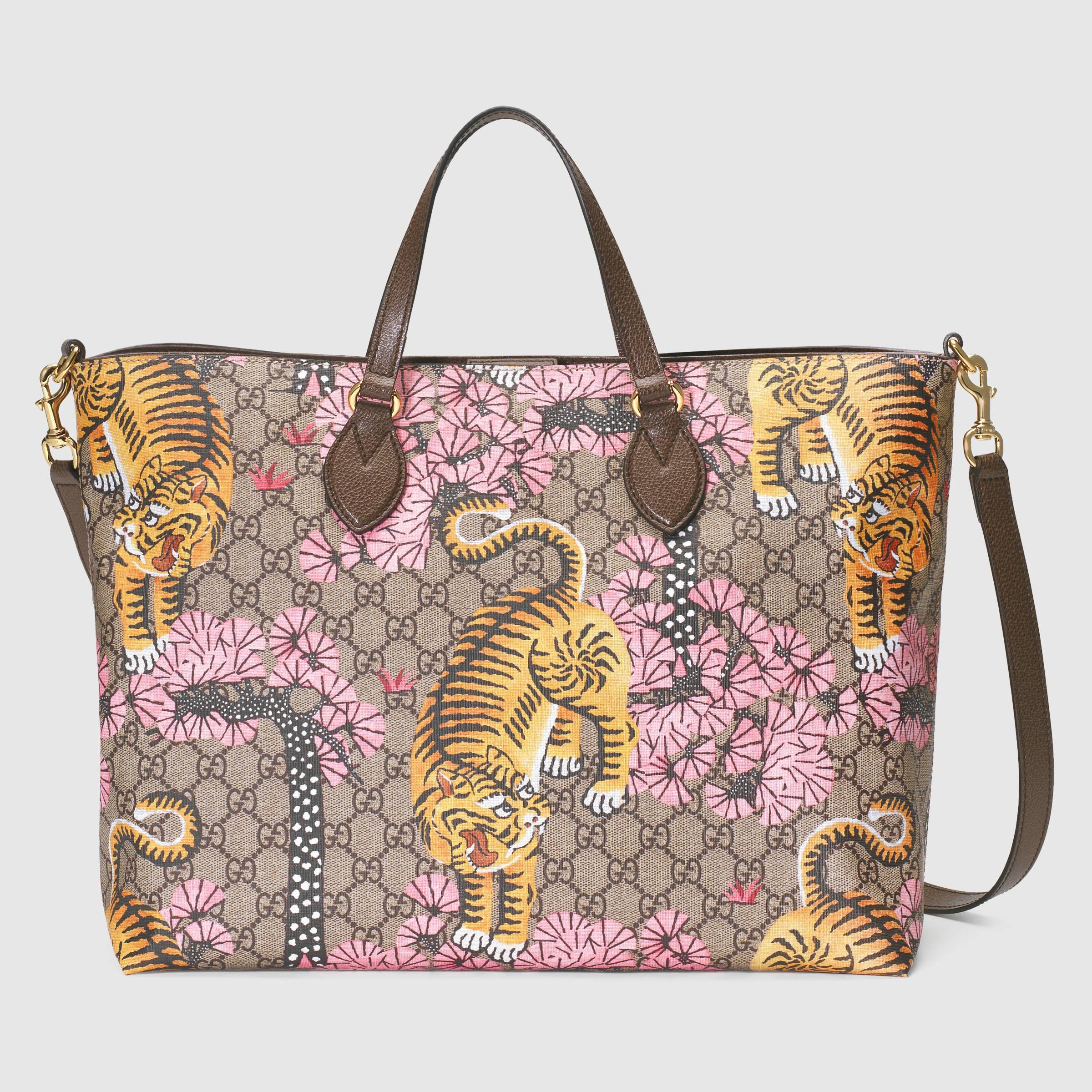 Lyst - Gucci Bengal Soft Gg Tote