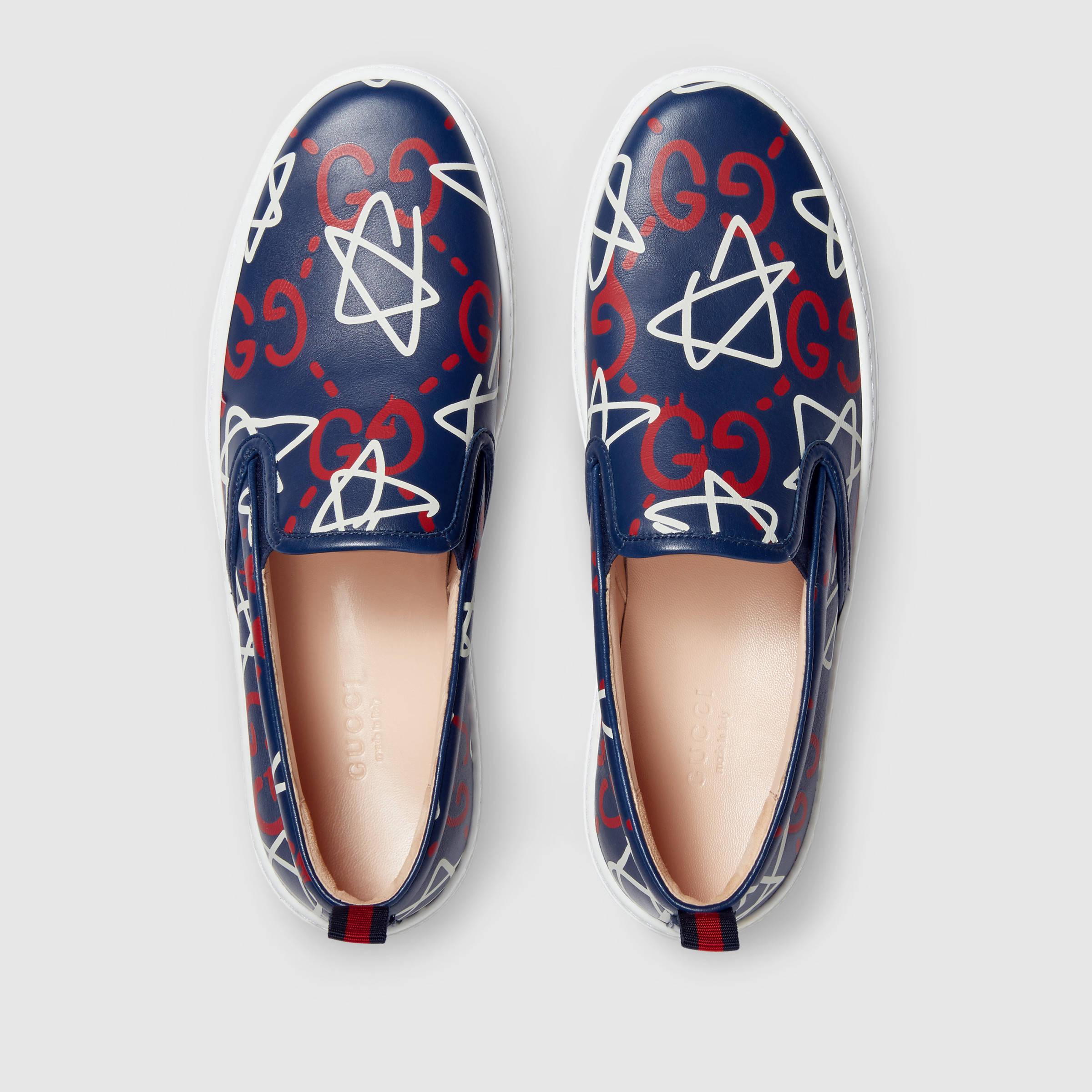 gucci ghost slip on