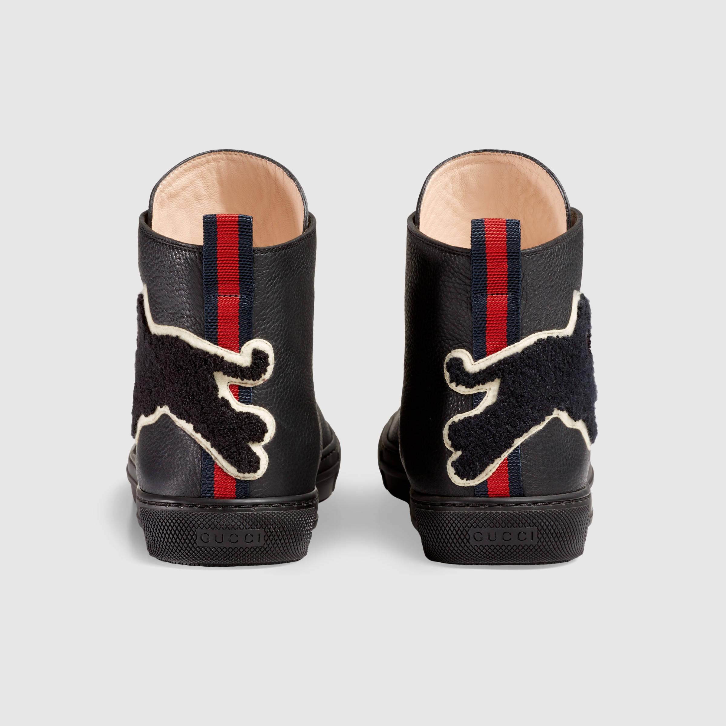 gucci black panther shoes