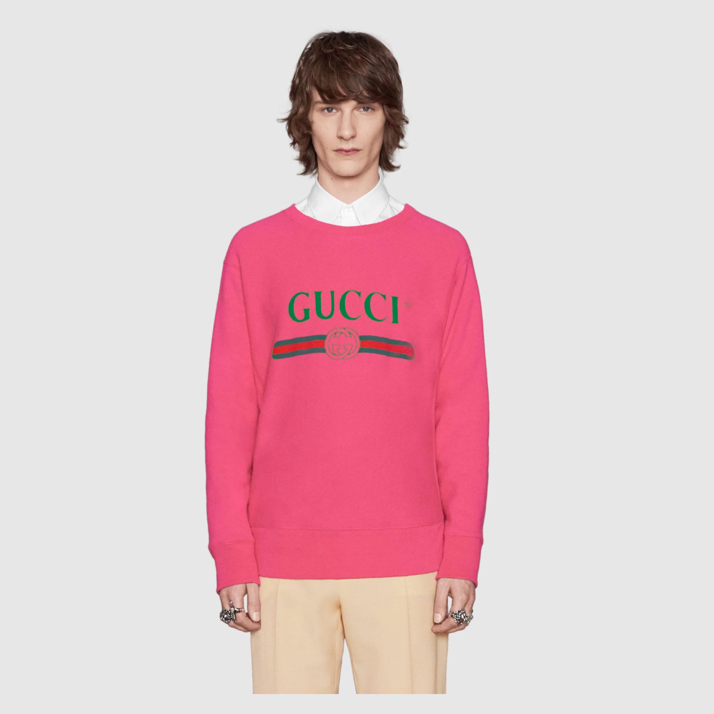 pink gucci long sleeve
