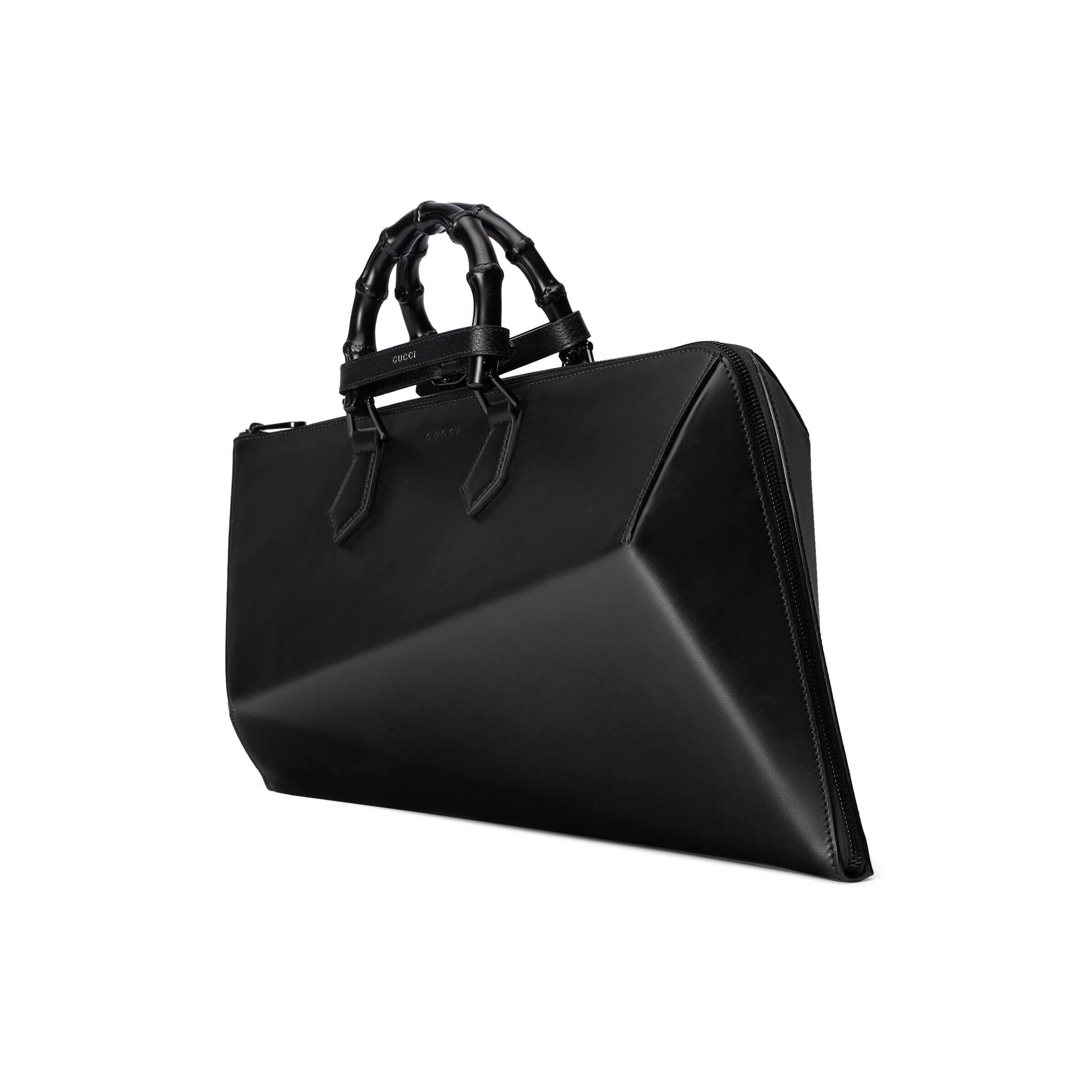 Gucci Polygon-shaped Duffle Bag in Black for Men