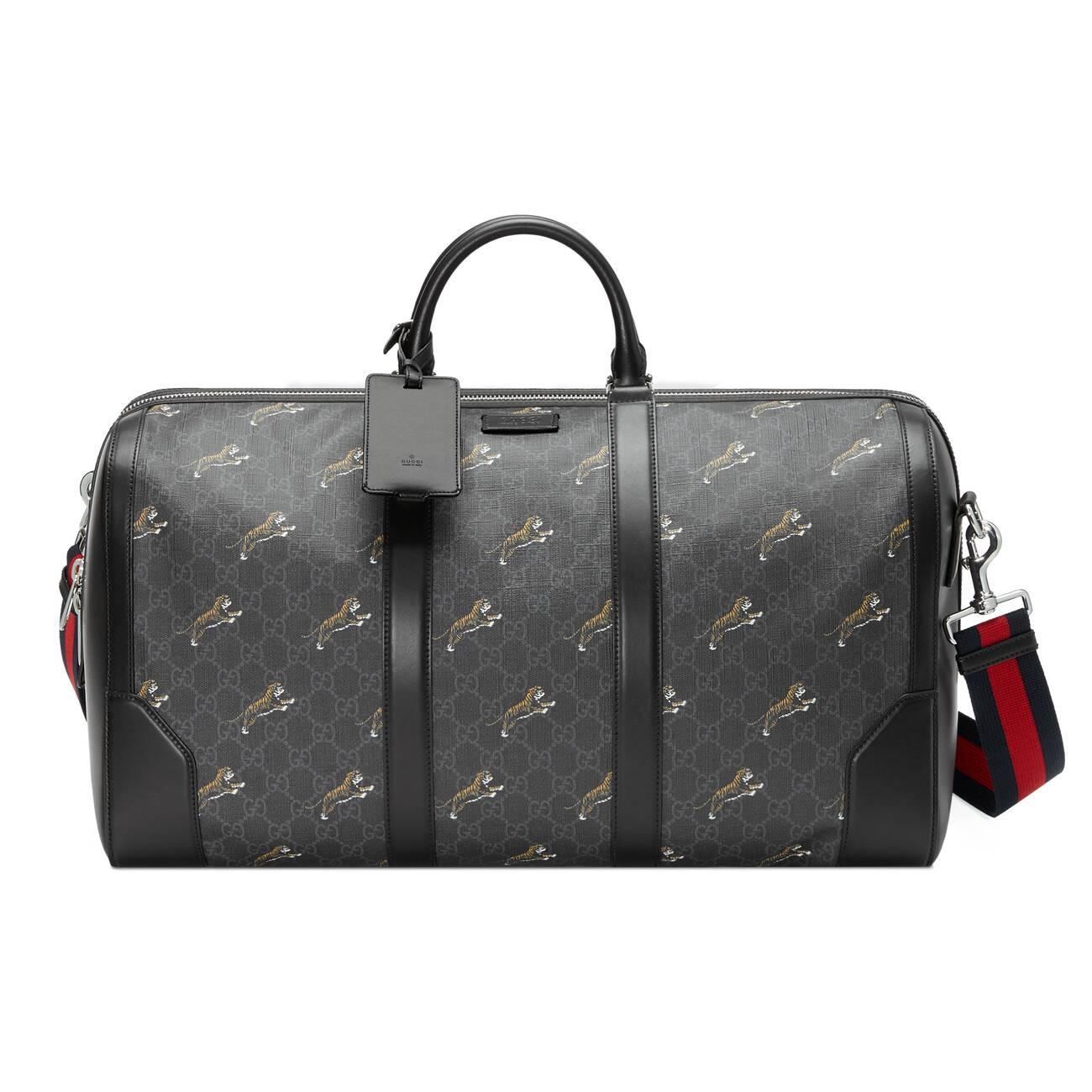 Gucci Bestiary Carry-on Duffle With Tigers in Black for Men | Lyst