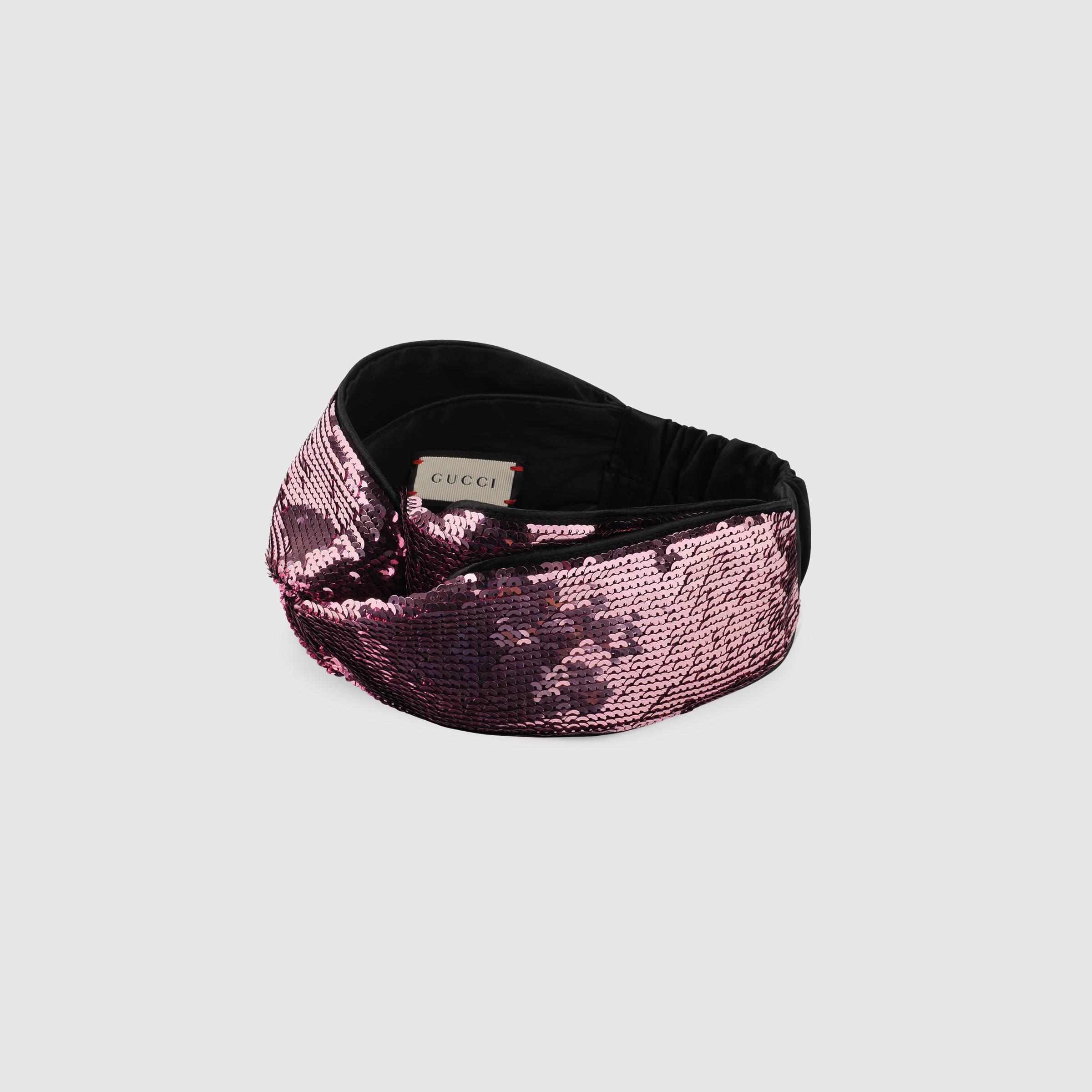 gucci sequin headband