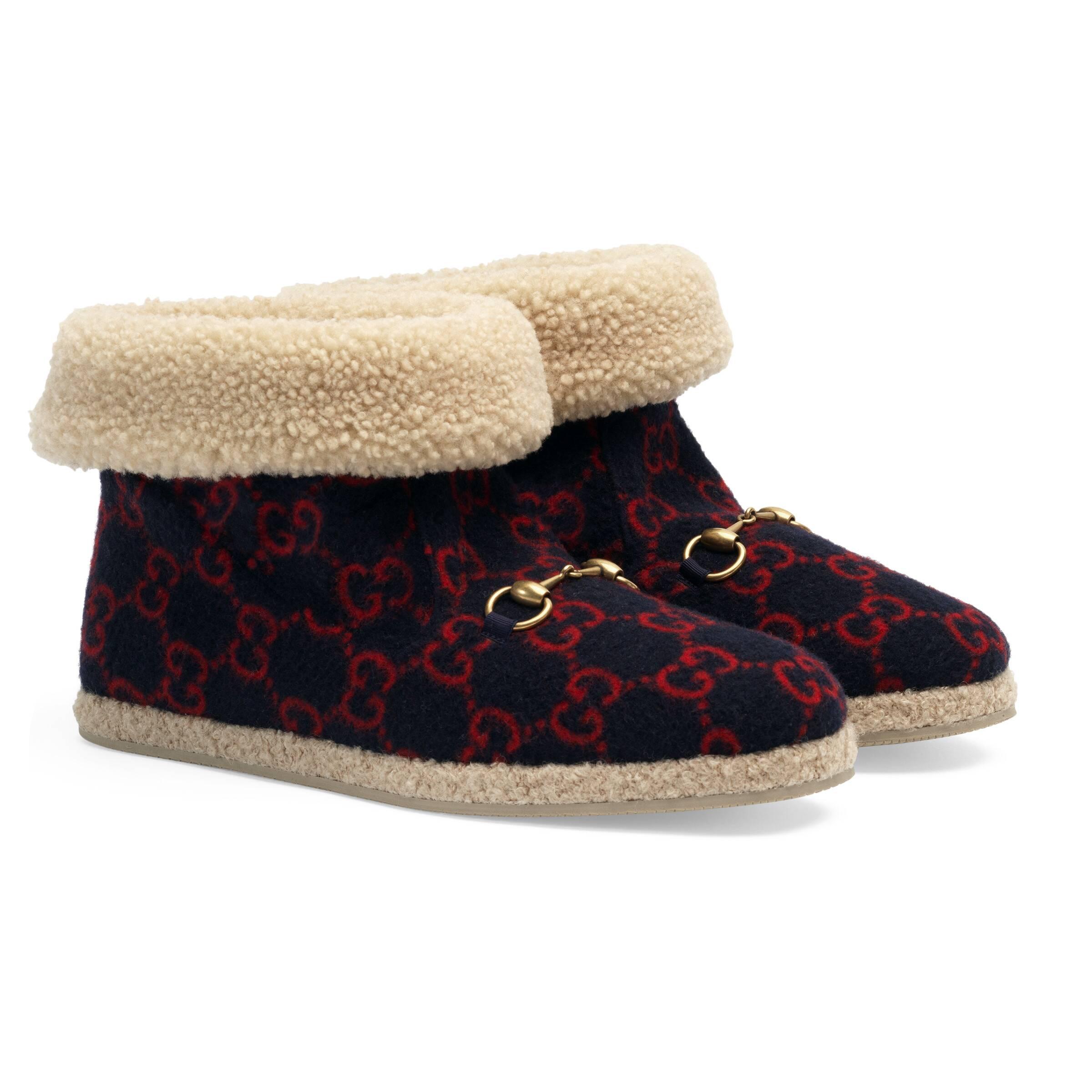 gucci wool shoes