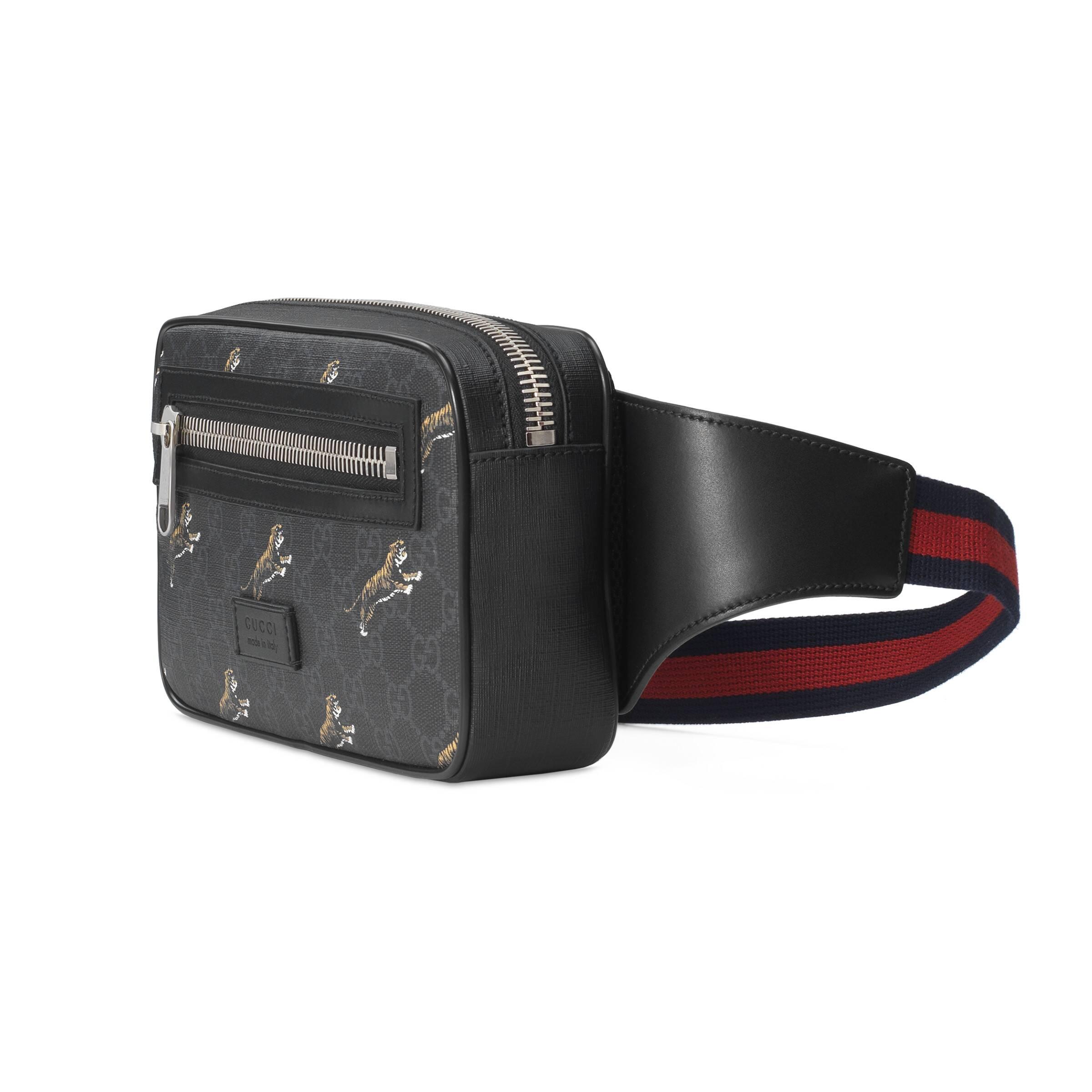 Gucci Leather Bestiary Belt Bag With 