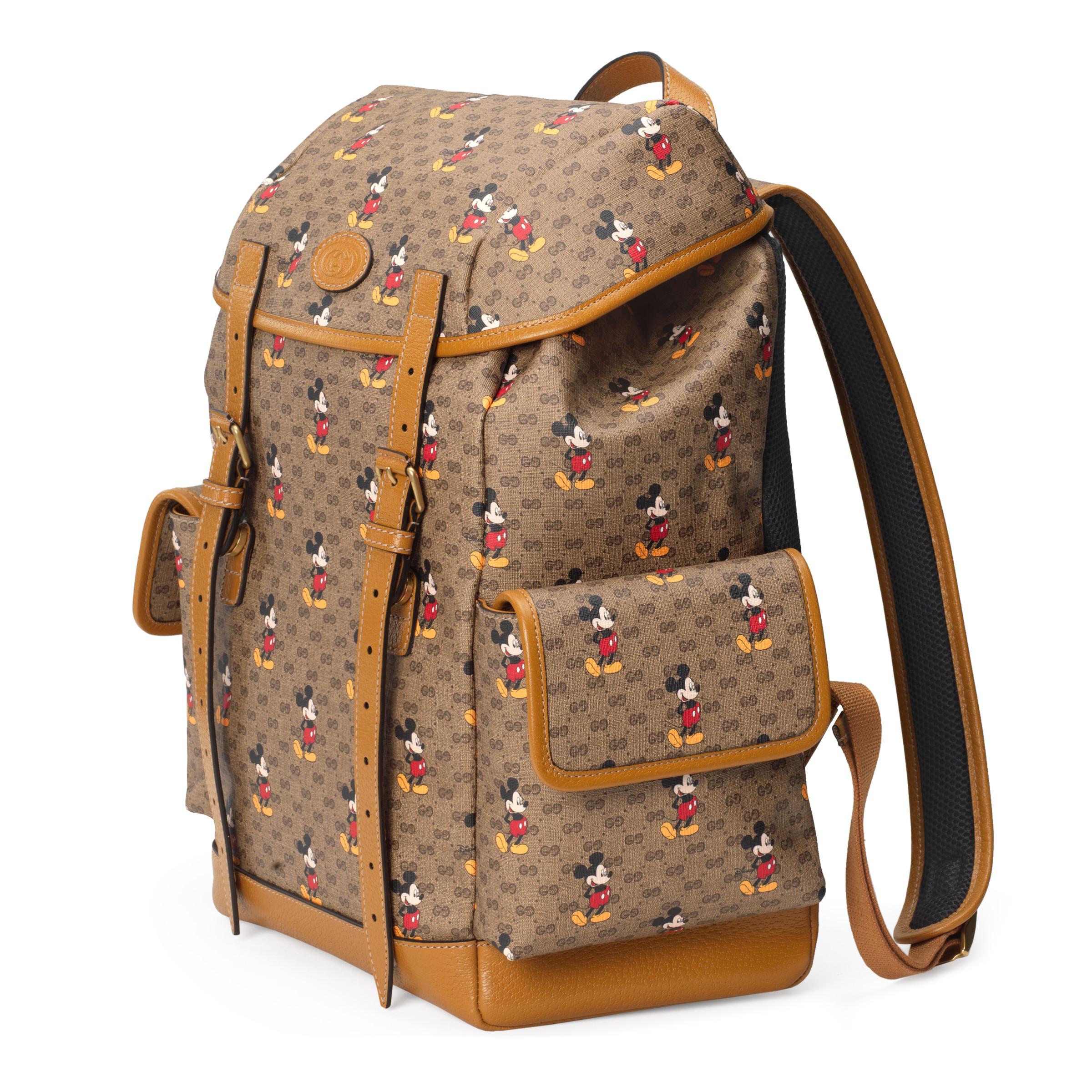 gucci mickey mouse backpack