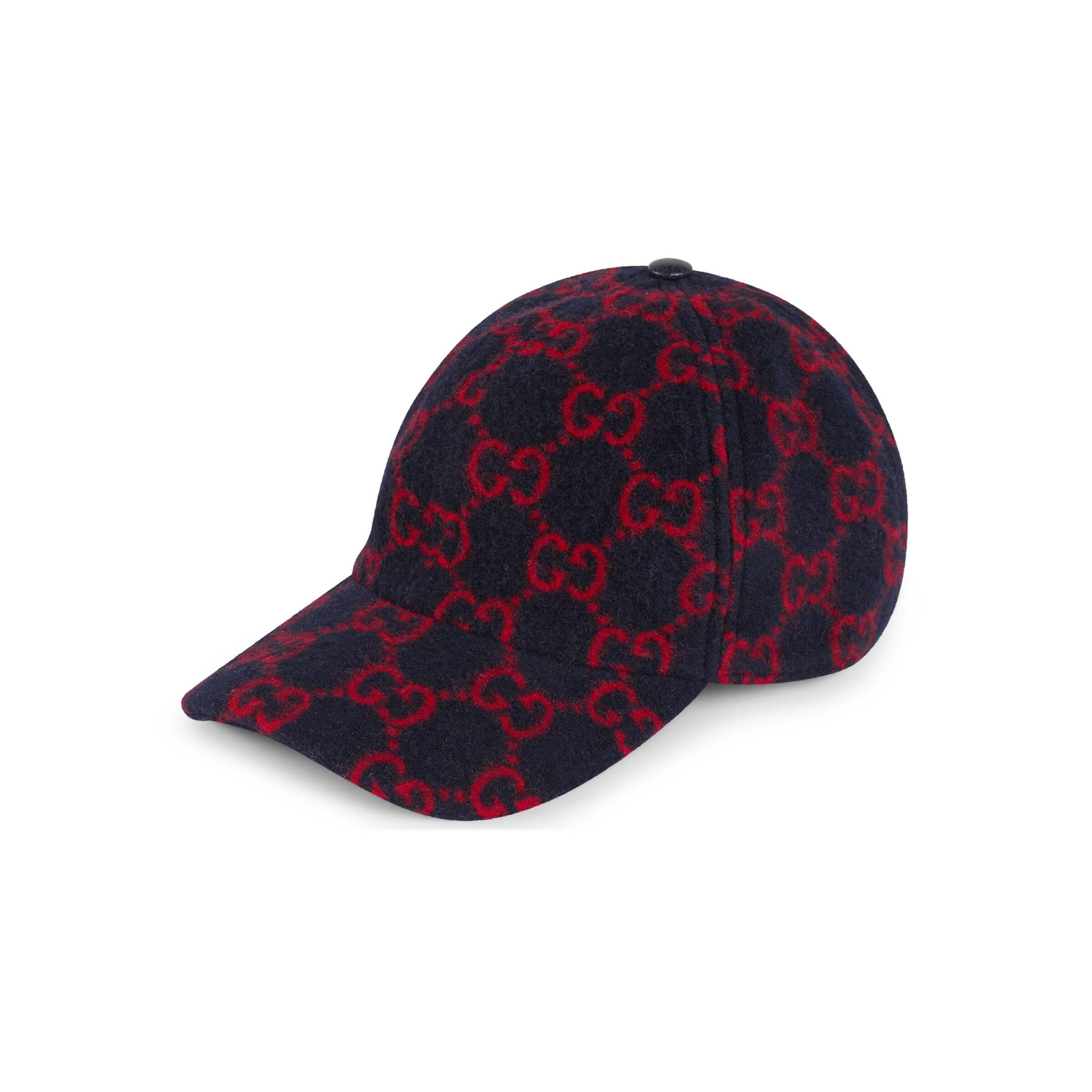 gucci wool baseball cap