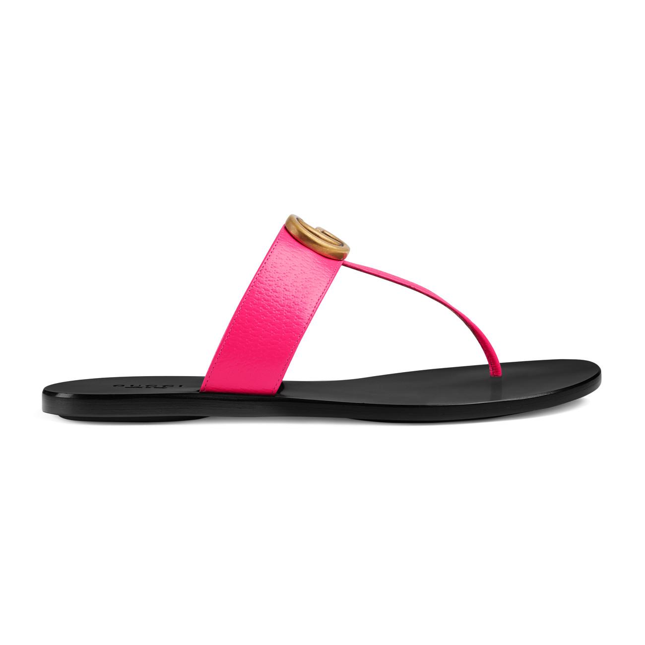 hot pink gucci sandals