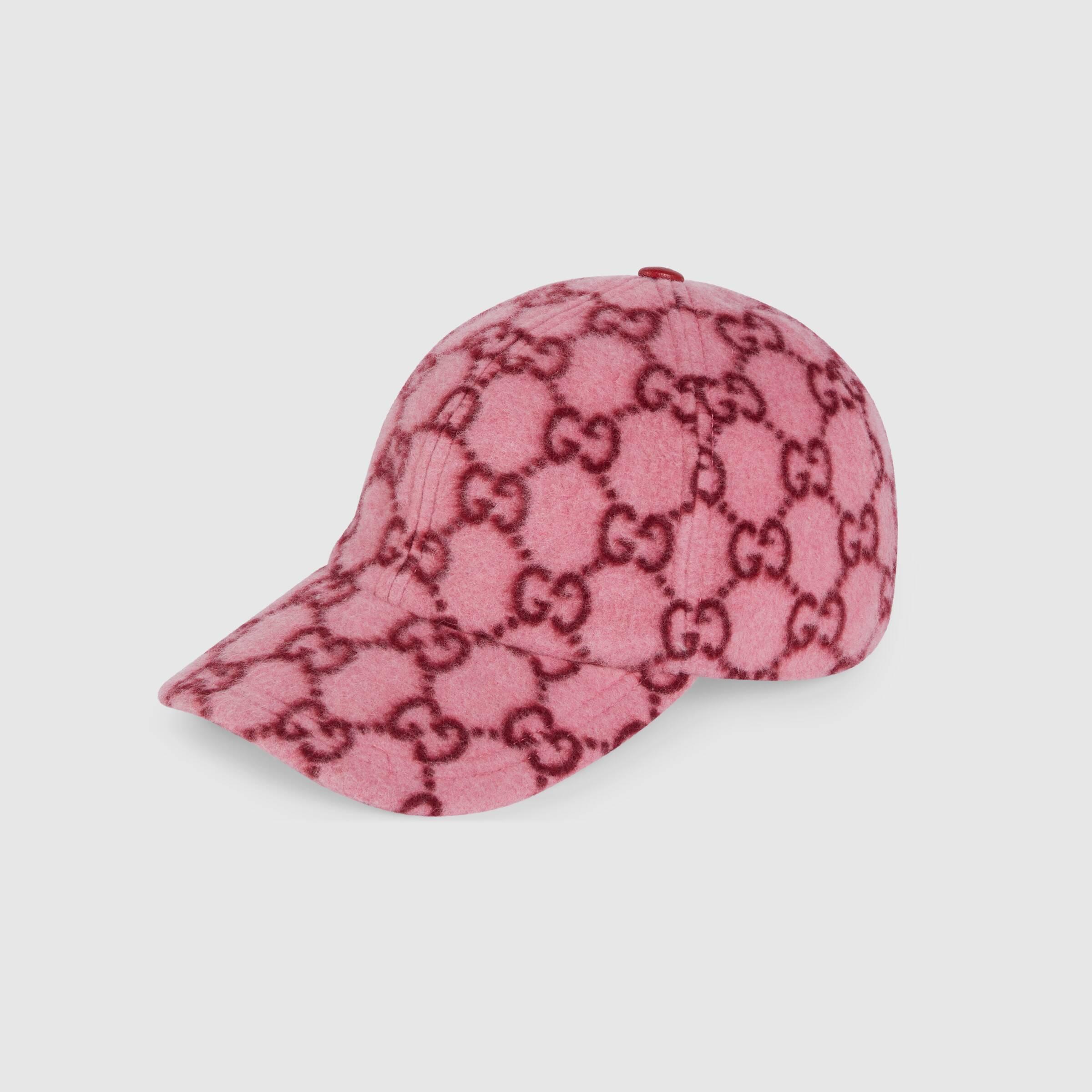 Gucci Wolle Baseballkappe aus Wolle mit GG Motiv in Pink für Herren | Lyst  CH