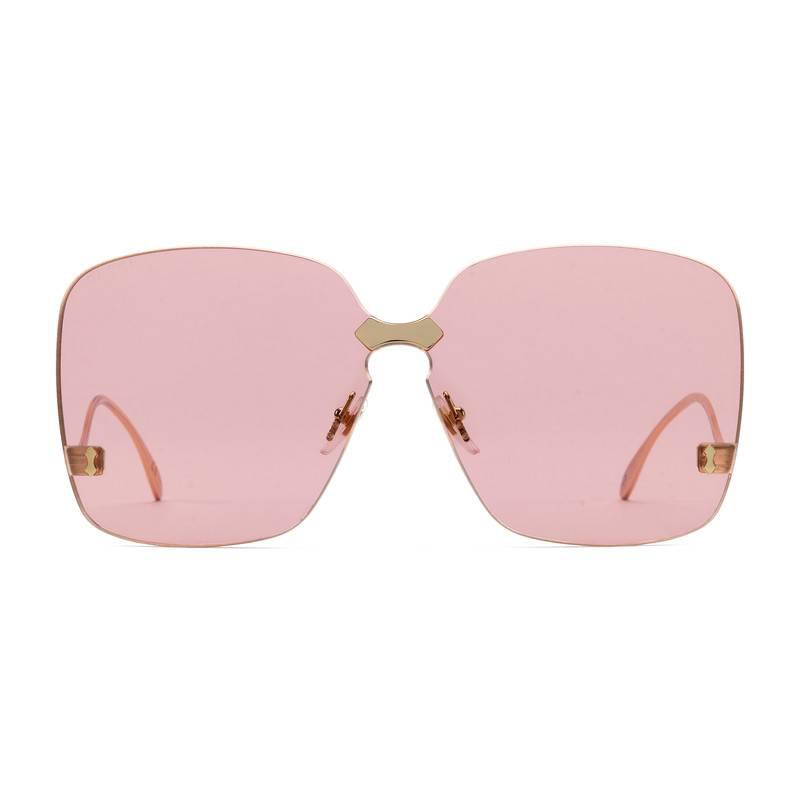 square pink sunglasses