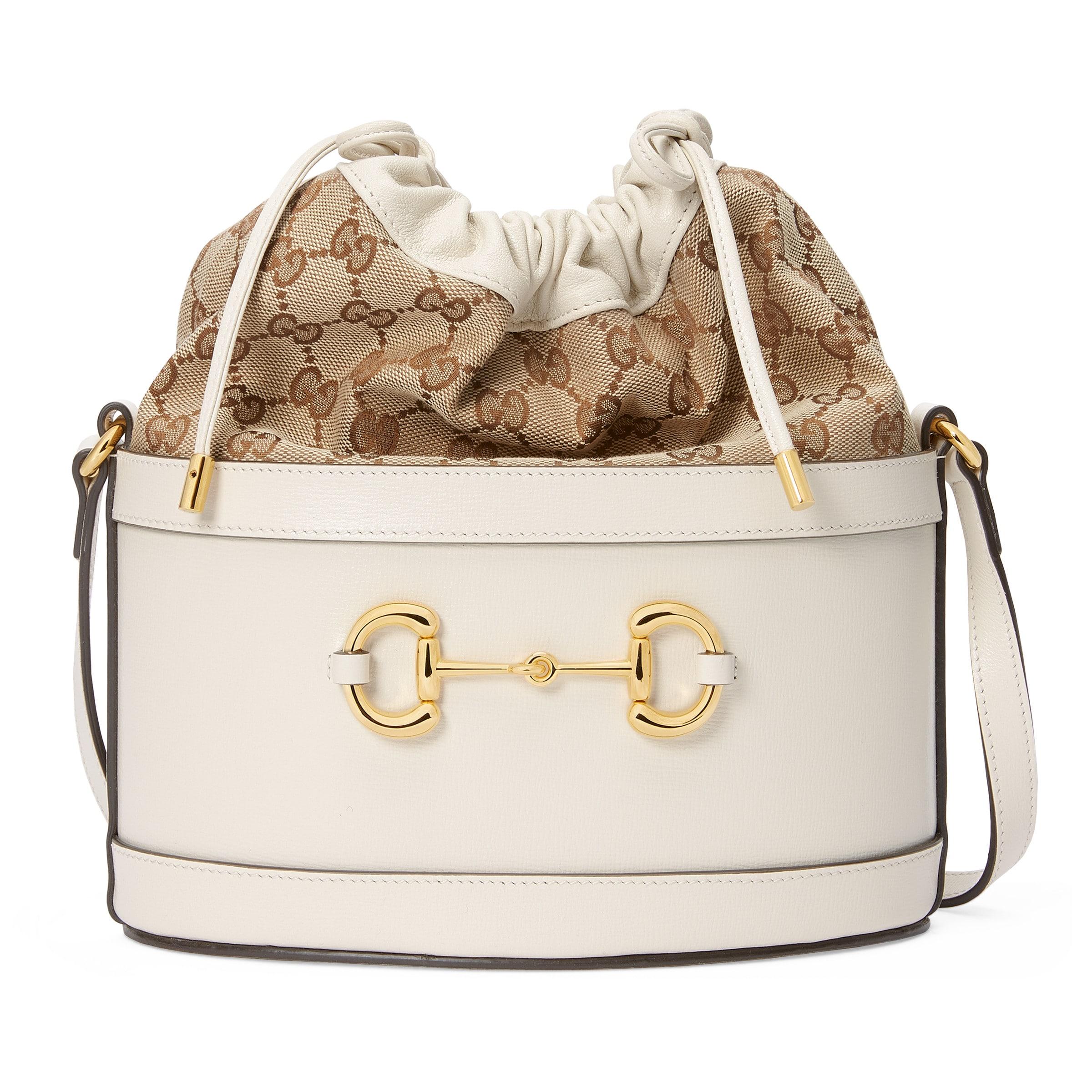 Gucci Horsebit 1955 Bucket Bag in White Lyst Canada