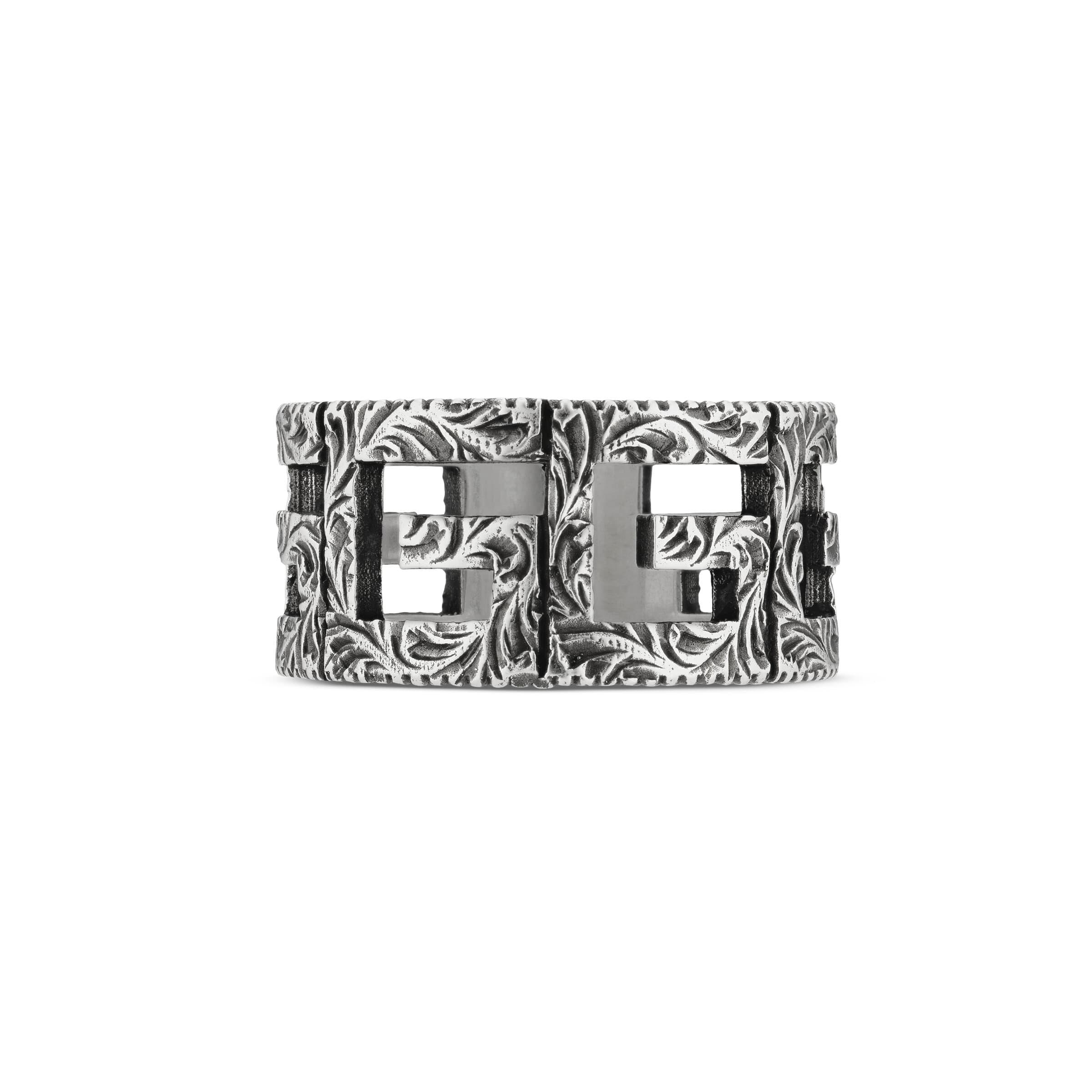 Gucci Ring With Square G Motif in 