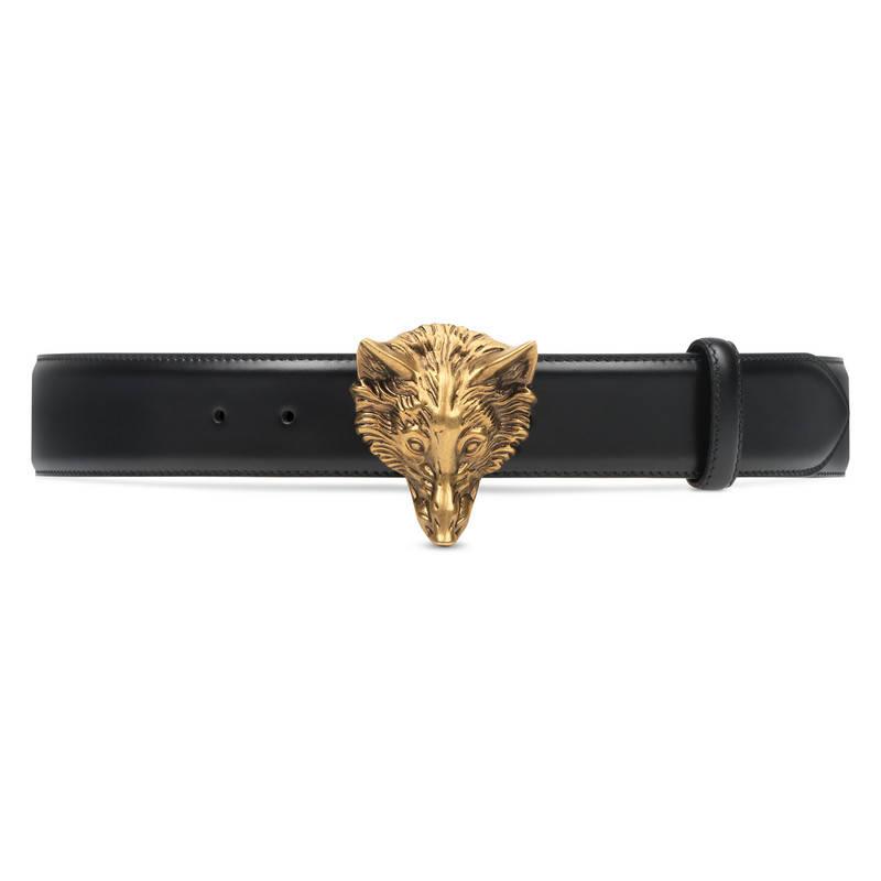 gucci wolf belt