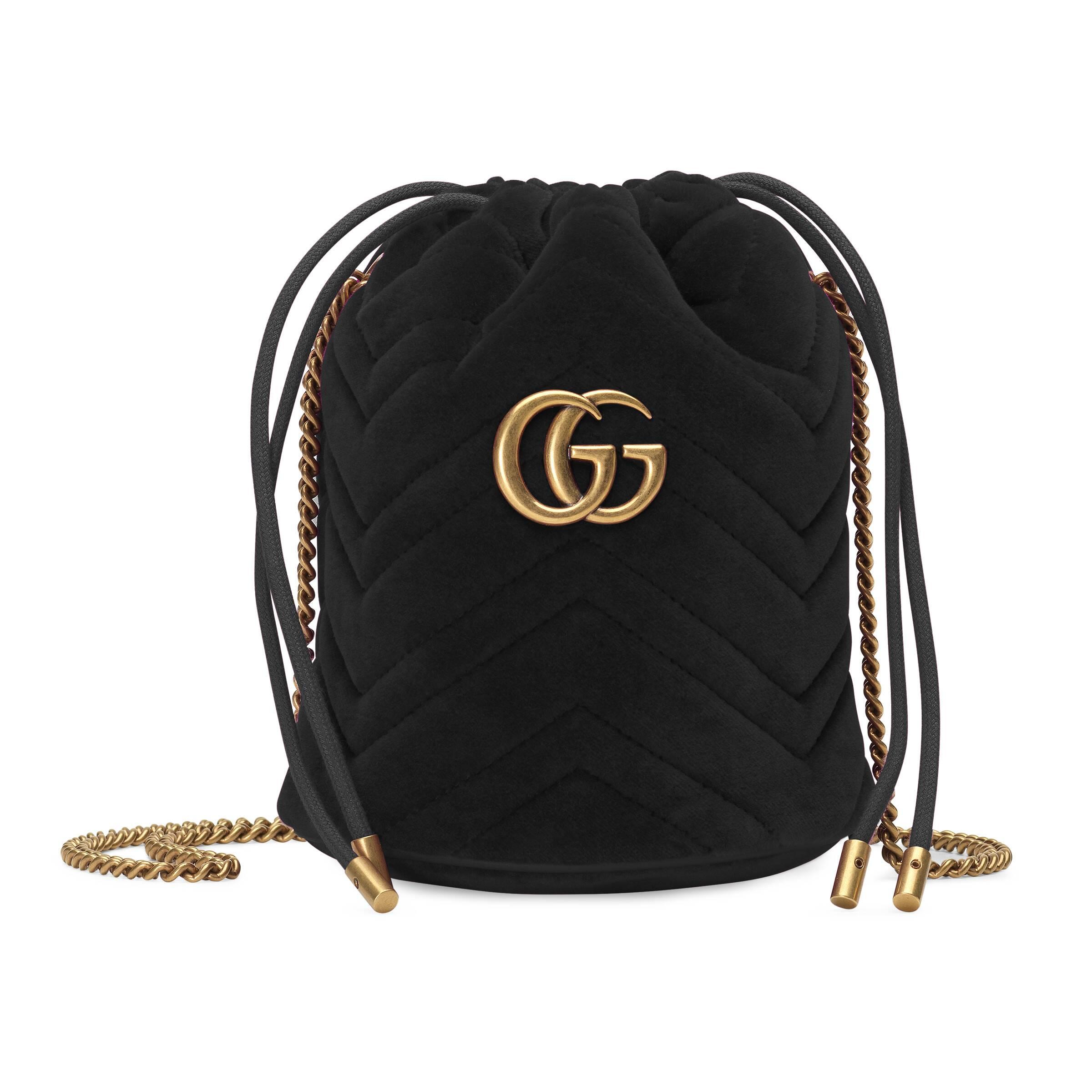 gucci black bag gg