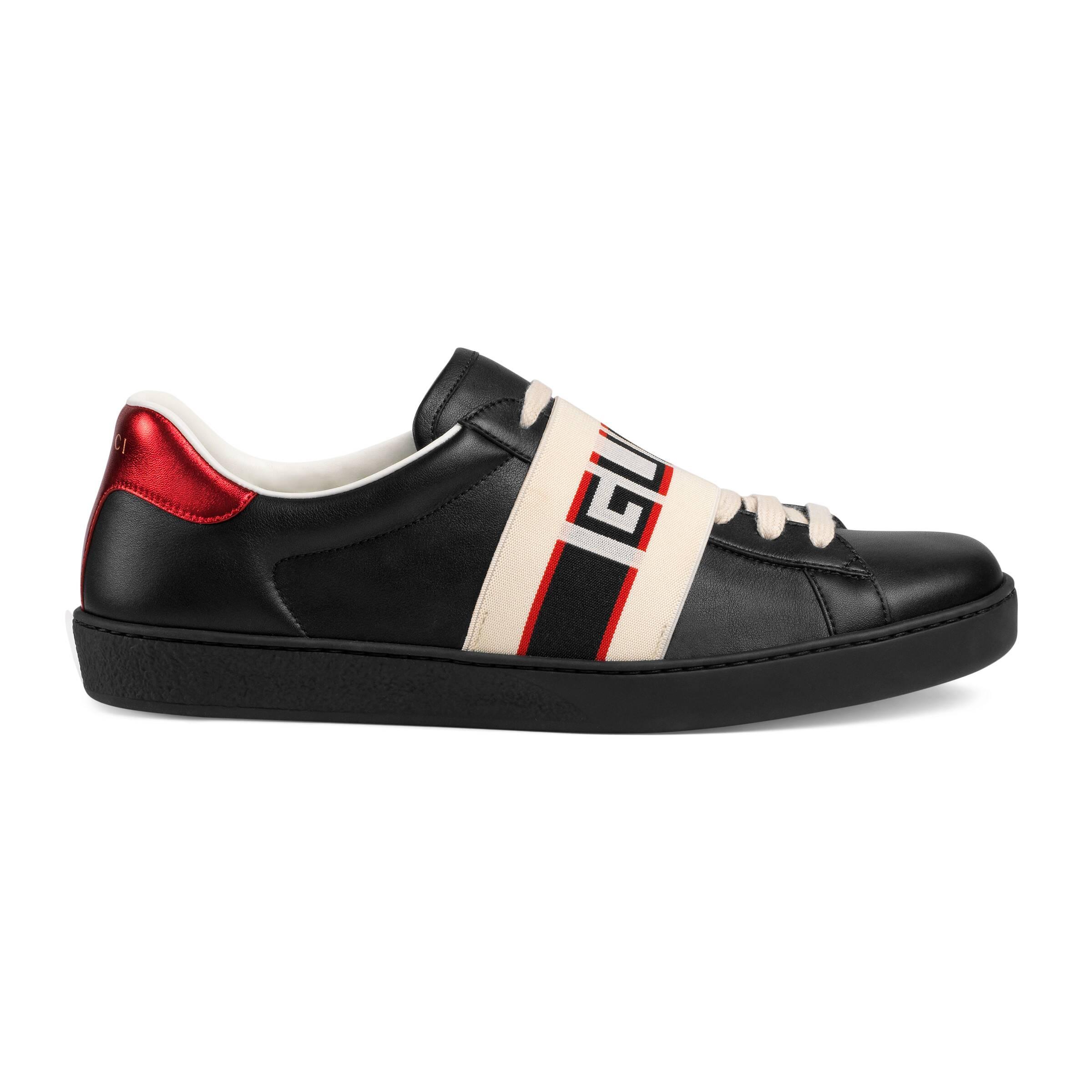 Gucci New Ace Sneaker in Black for Men | Lyst