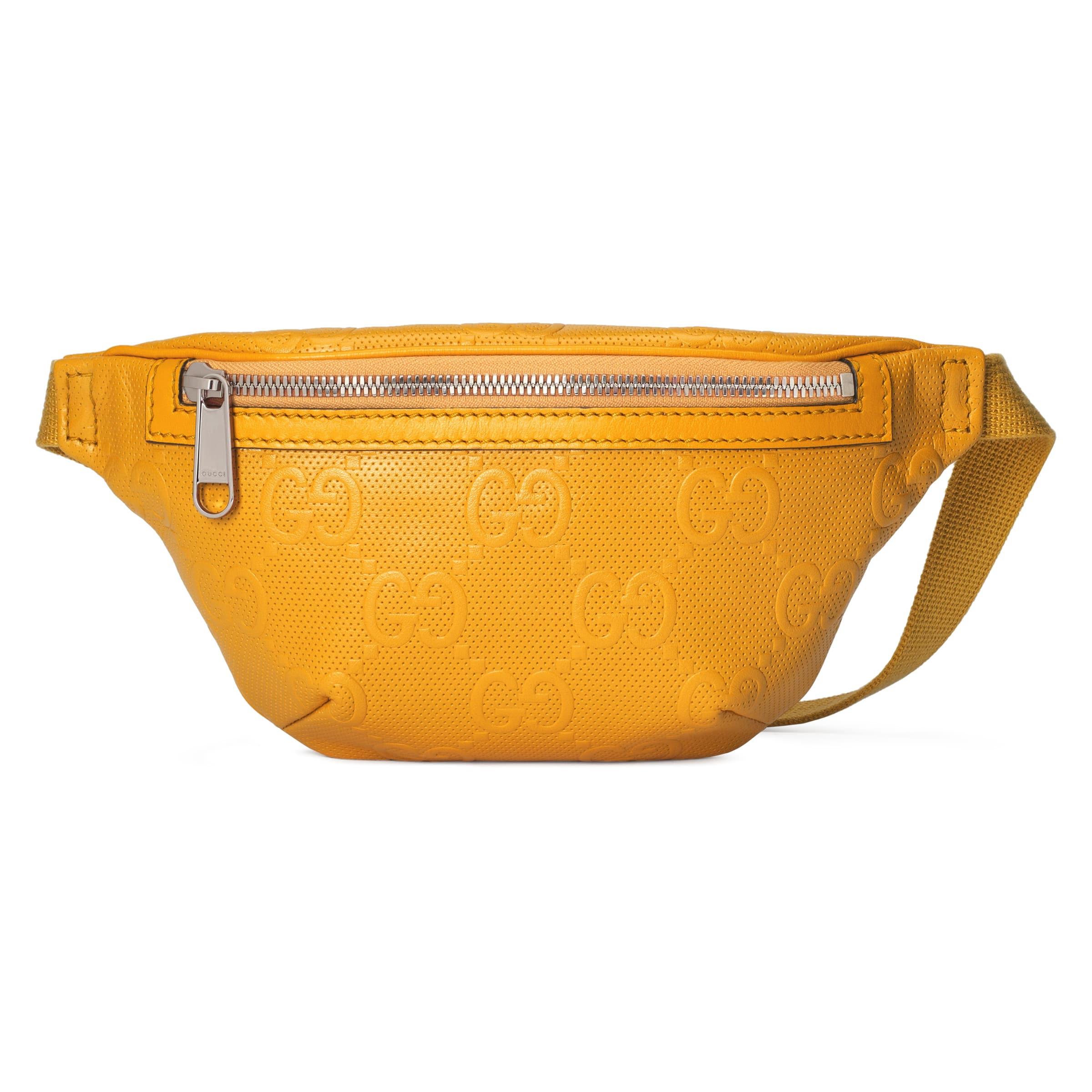 yellow gucci fanny pack